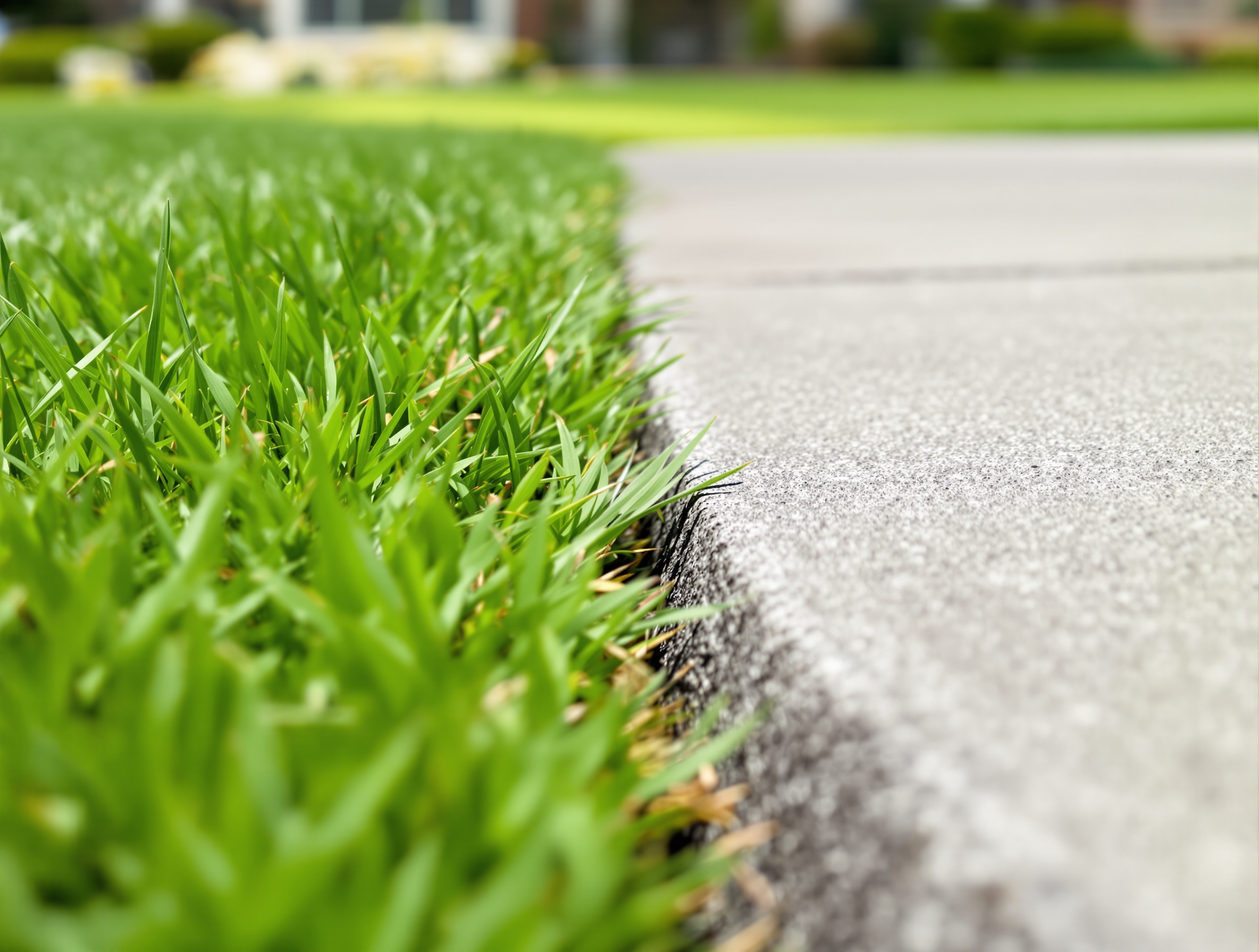 Professional lawn edging service