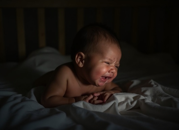Baby onrustig 's nachts
