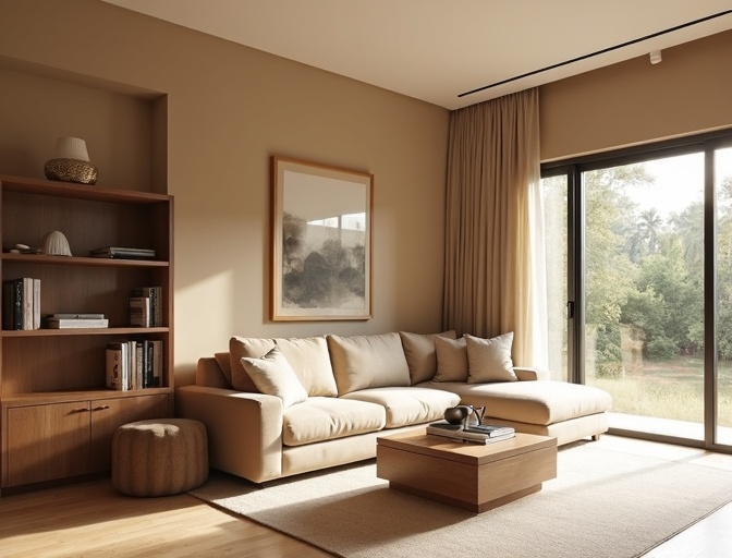 Modern Living Room Repaint - Walmer, Gqeberha