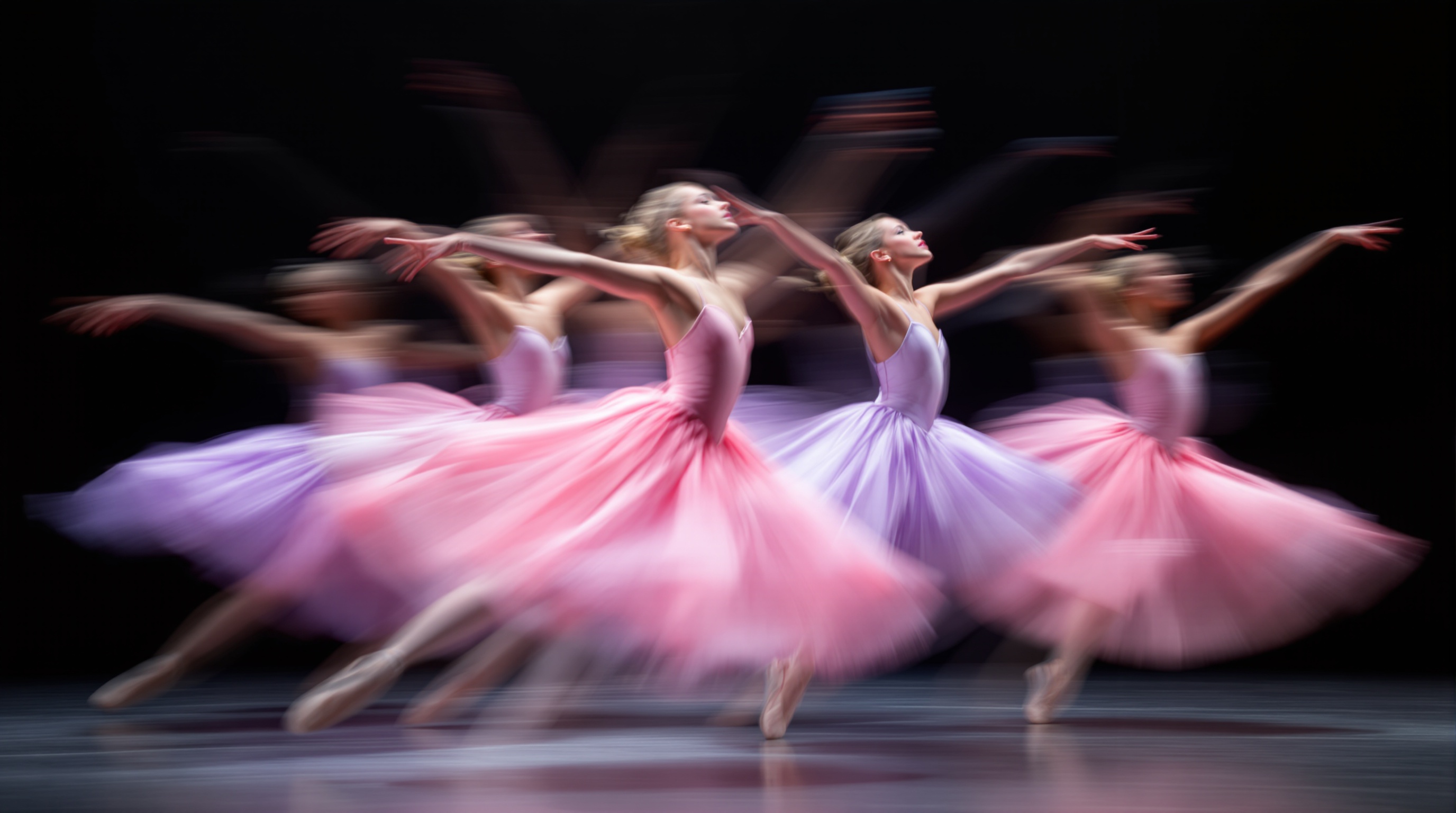 Young dancers performing