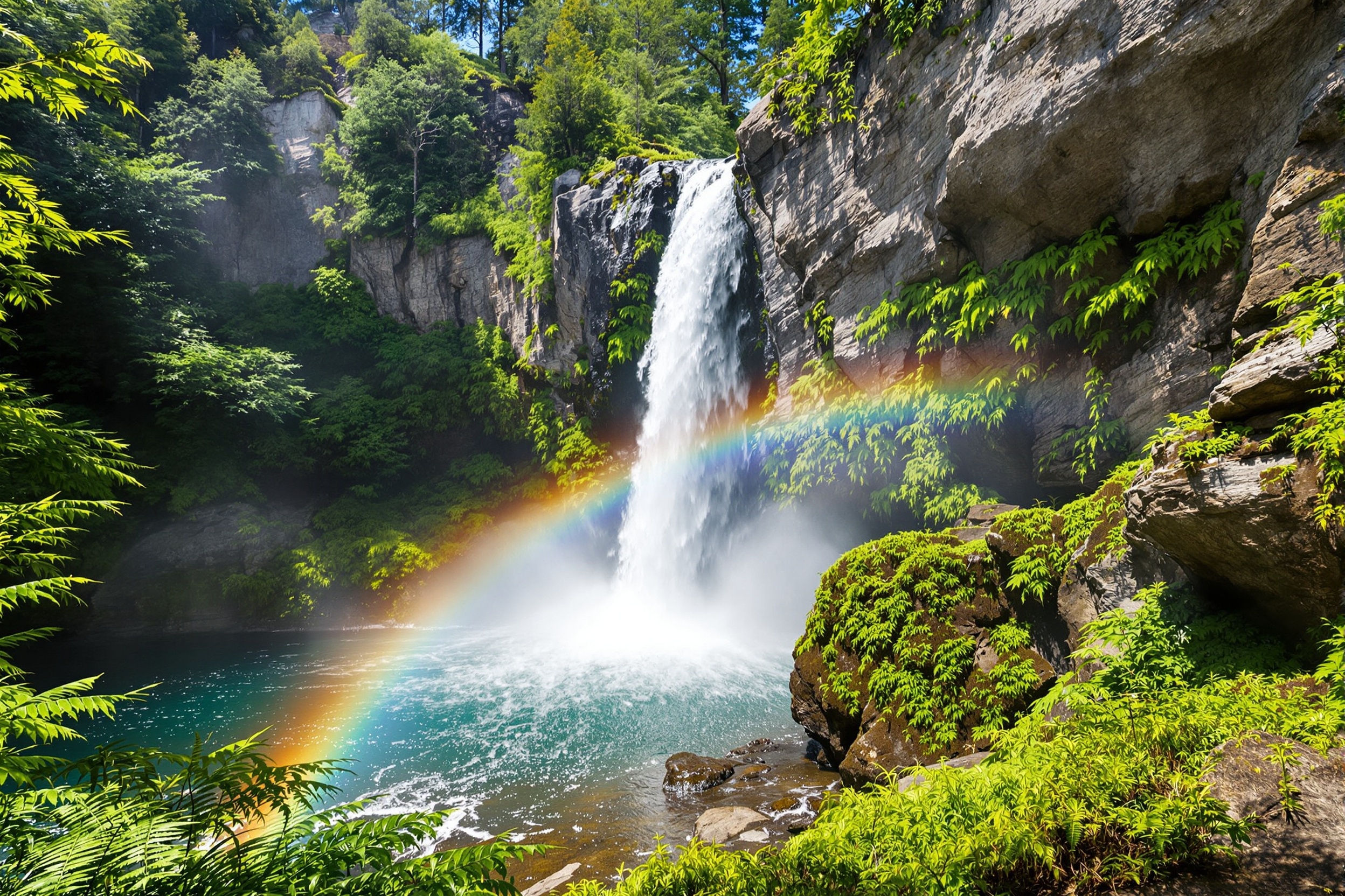 虹の滝 - Rainbow Falls