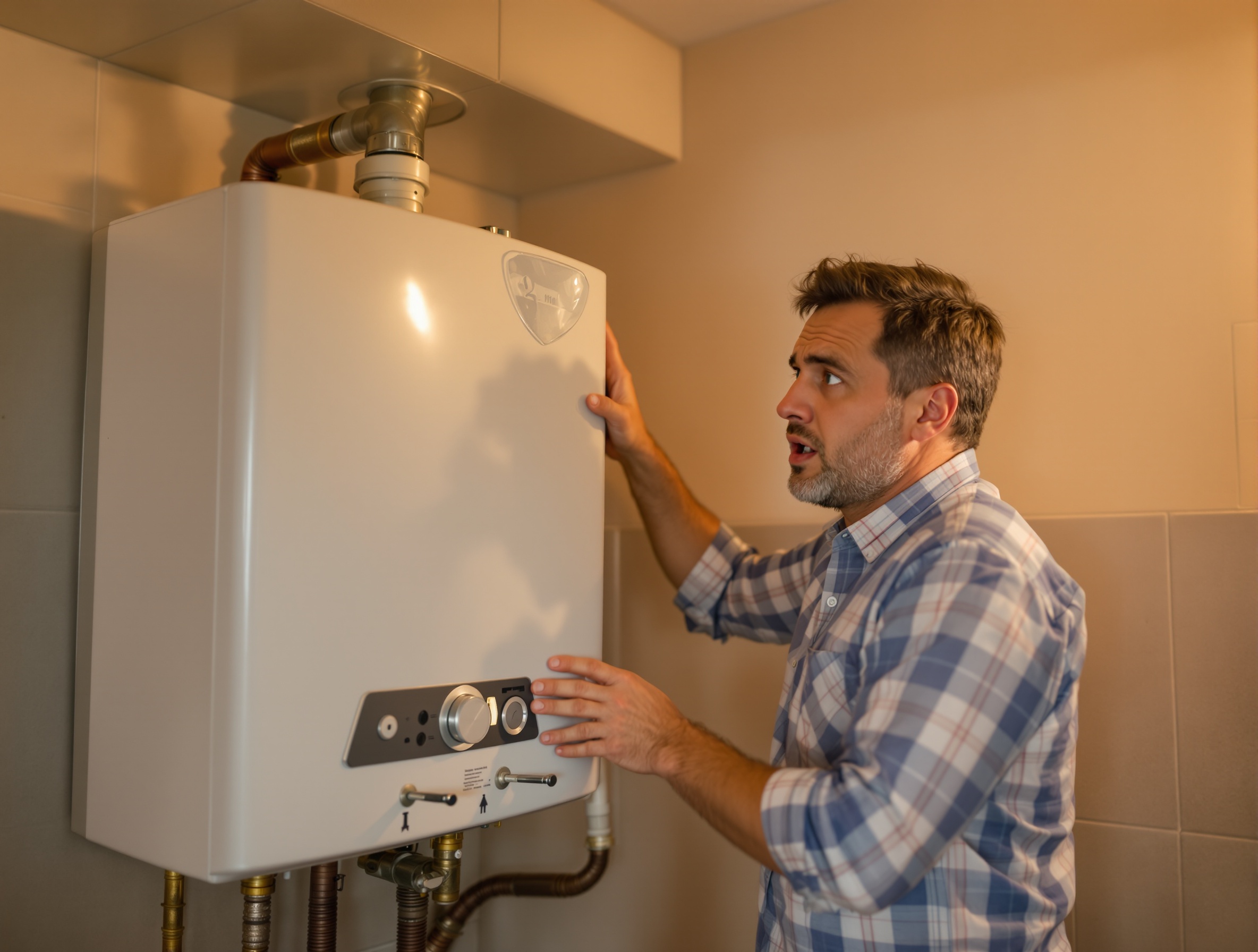 Cliente frustrado sin agua caliente por mal servicio técnico