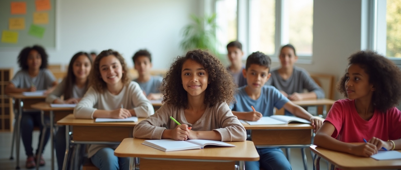 Système de verrouillage en action dans une école