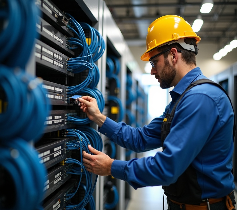 NTC Communications installation team — commercial security systems Philadelphia