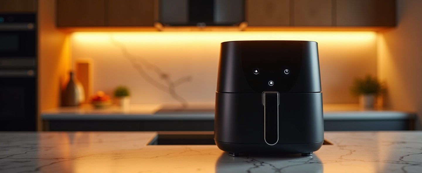 Air Fryers promo background