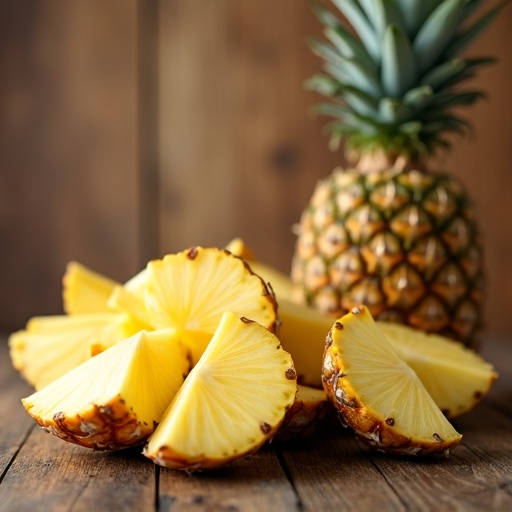 Montinho de Abacaxi com Casca