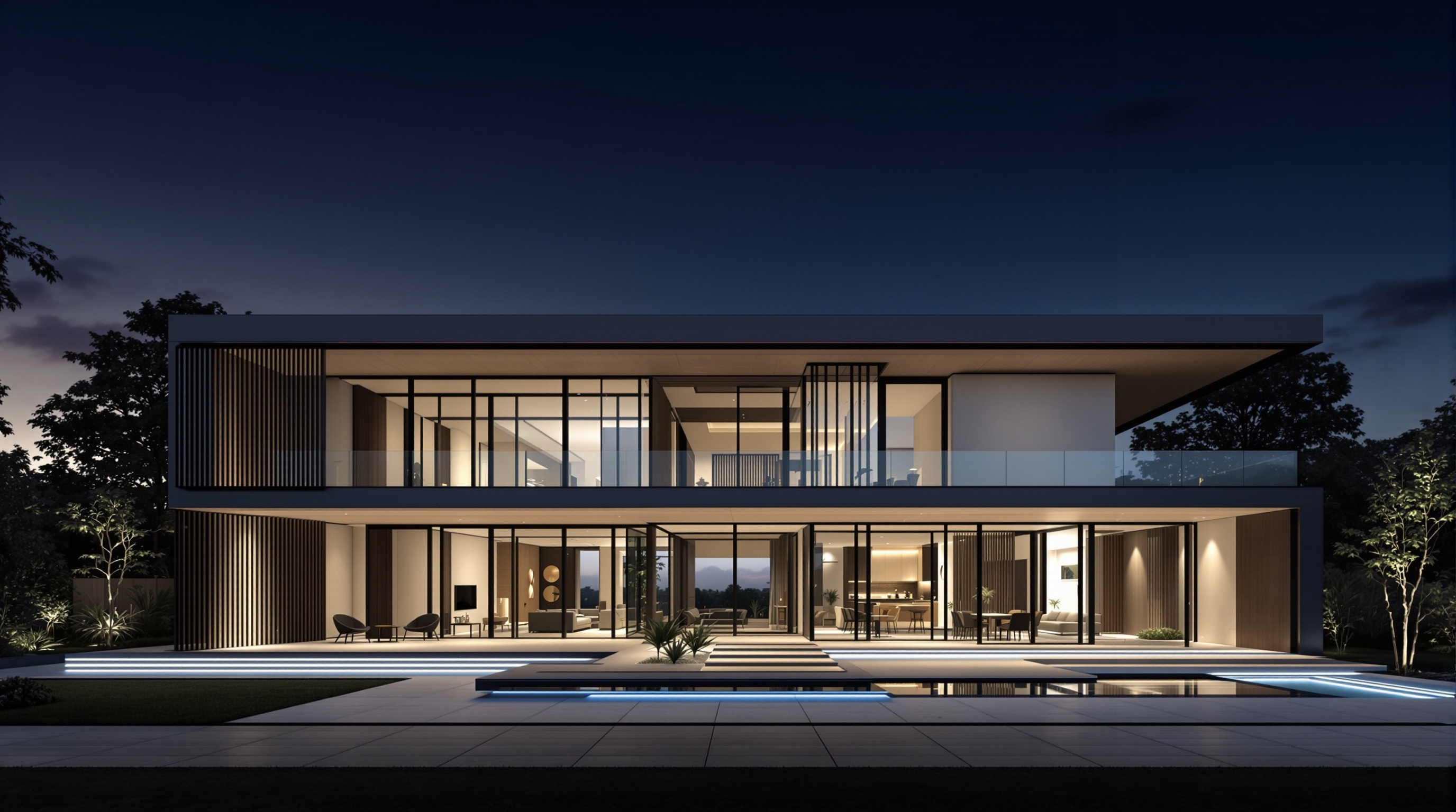 Modern Luxury Home Background