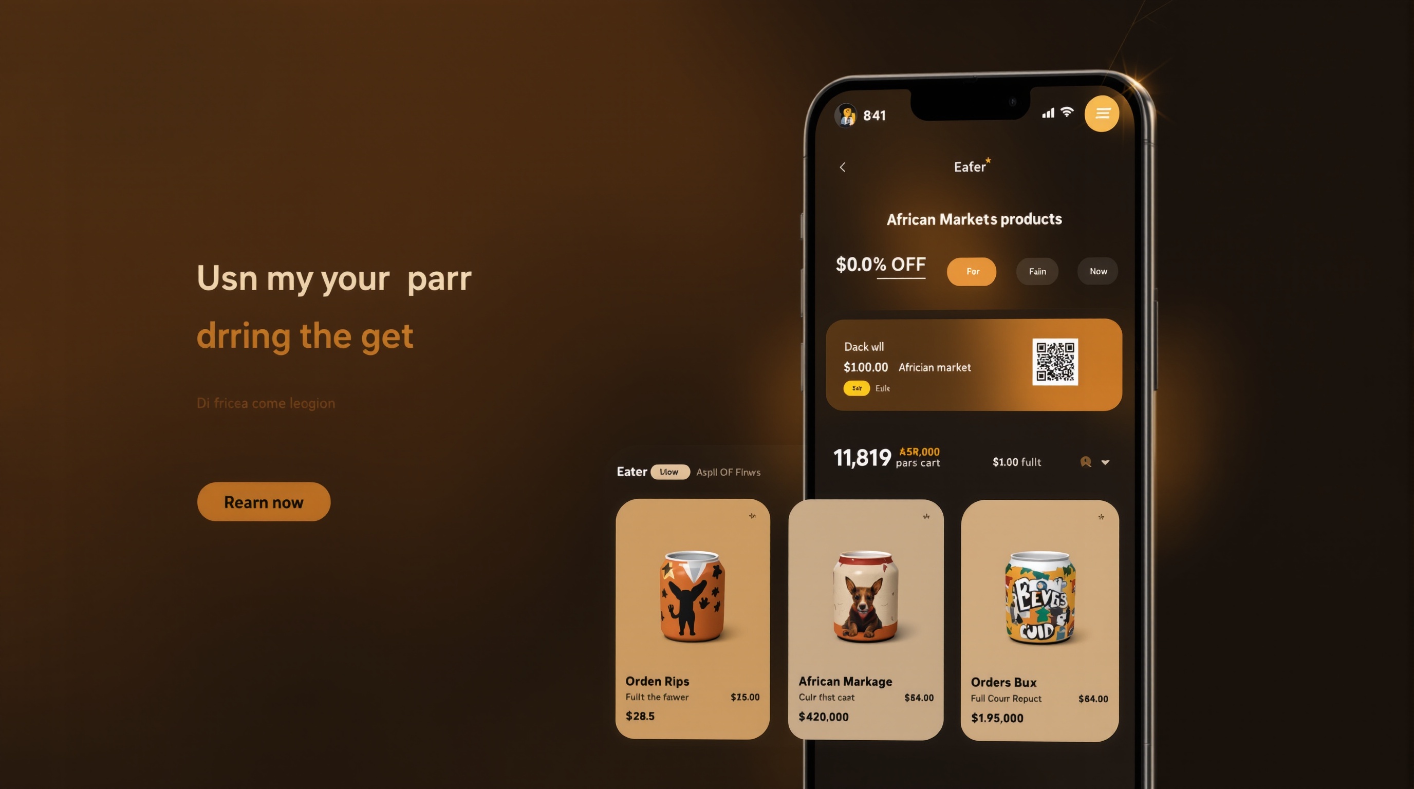 Interface boutique en ligne Ngavix — E-commerce africain avec Mobile Money