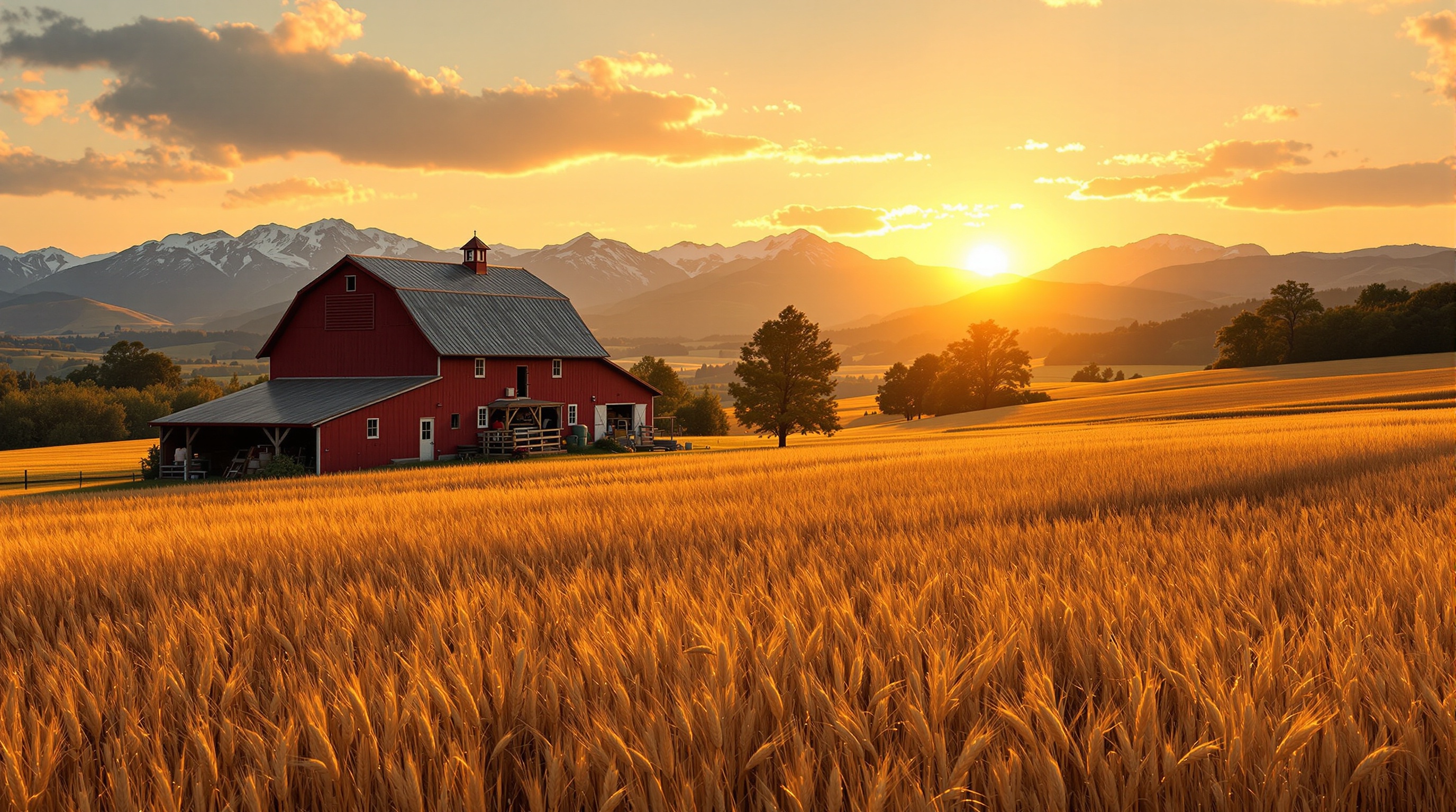 Farm landscape