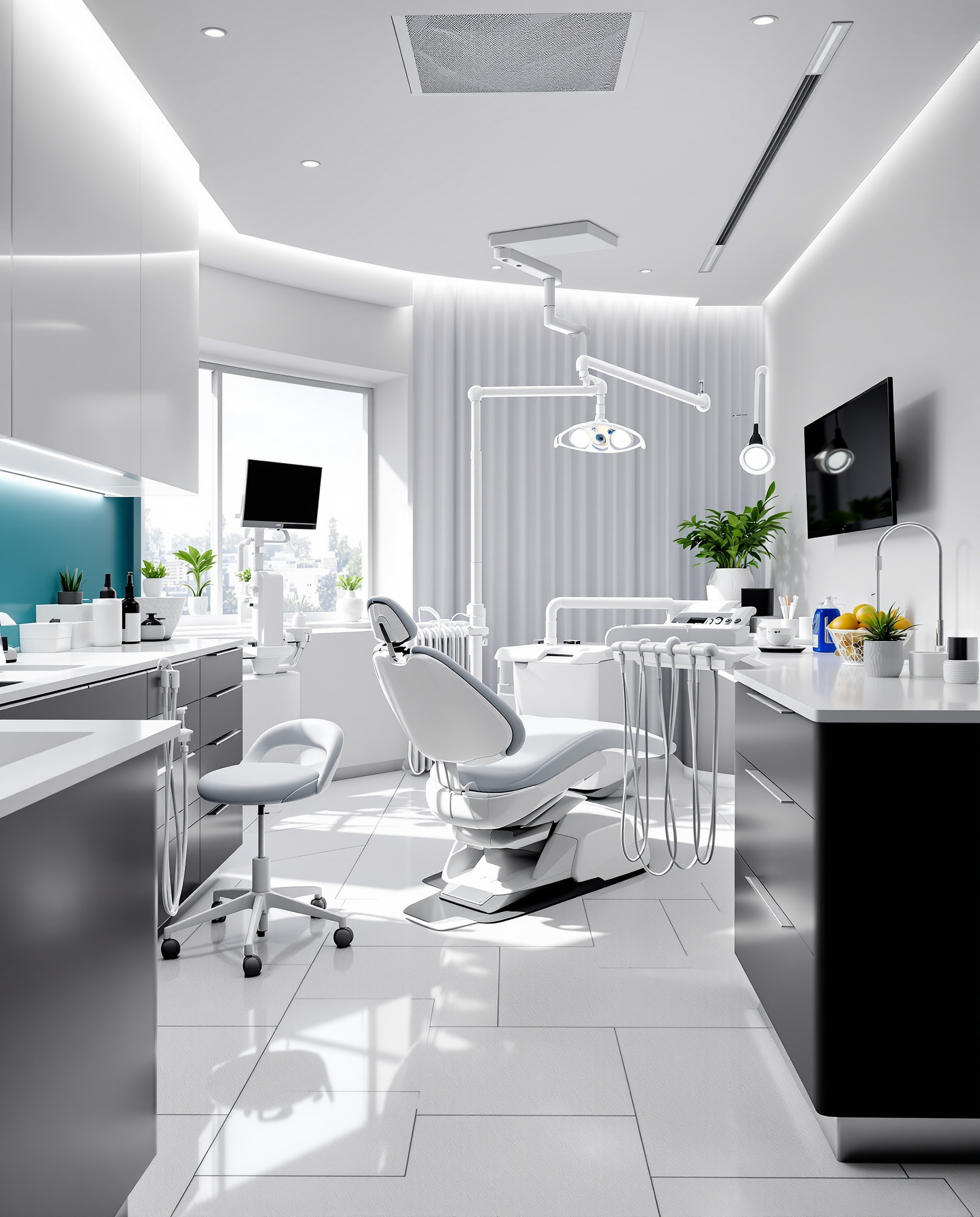 Sandnes Medisinske Senter – klinikk interiør og venteområde