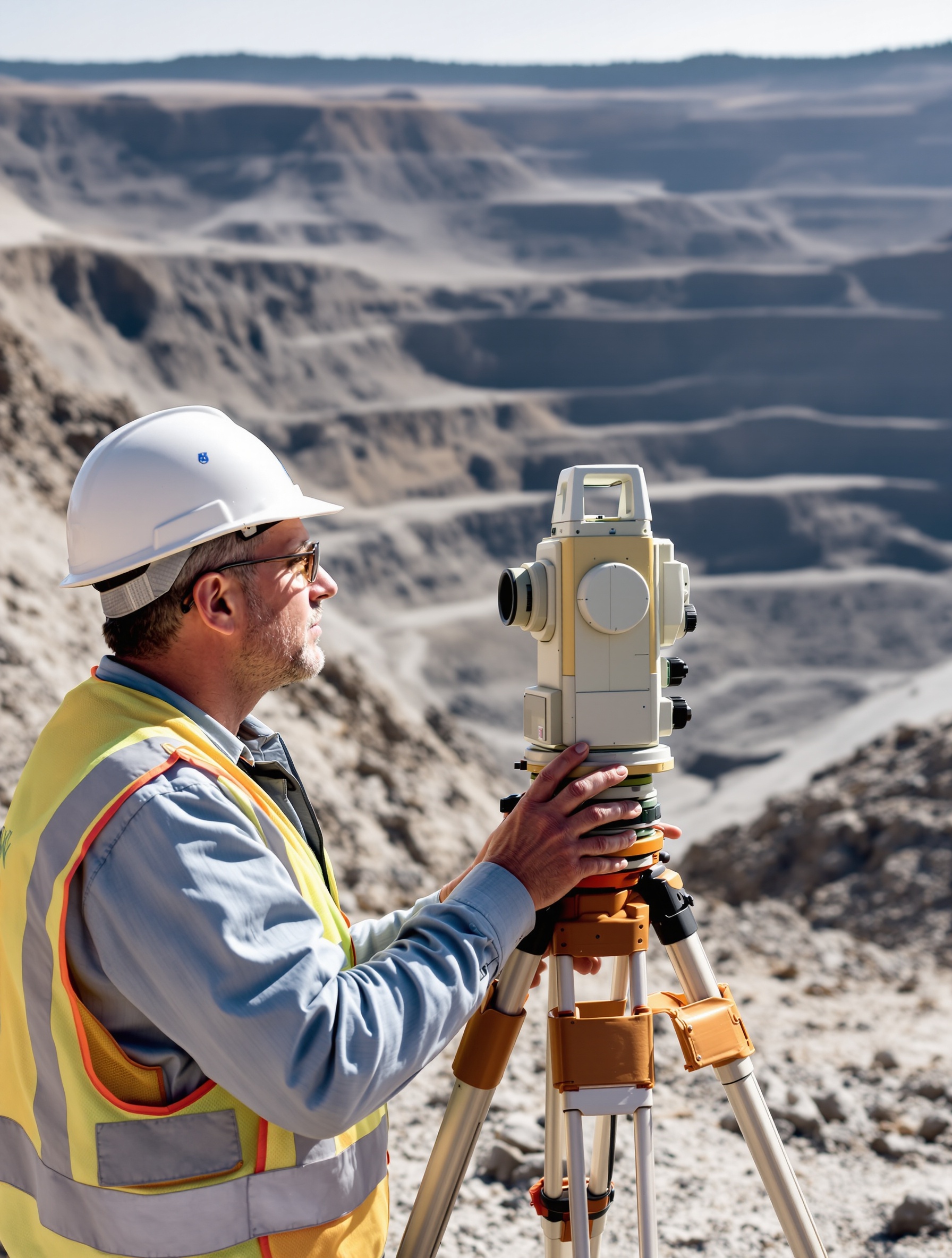Open pit mine survey