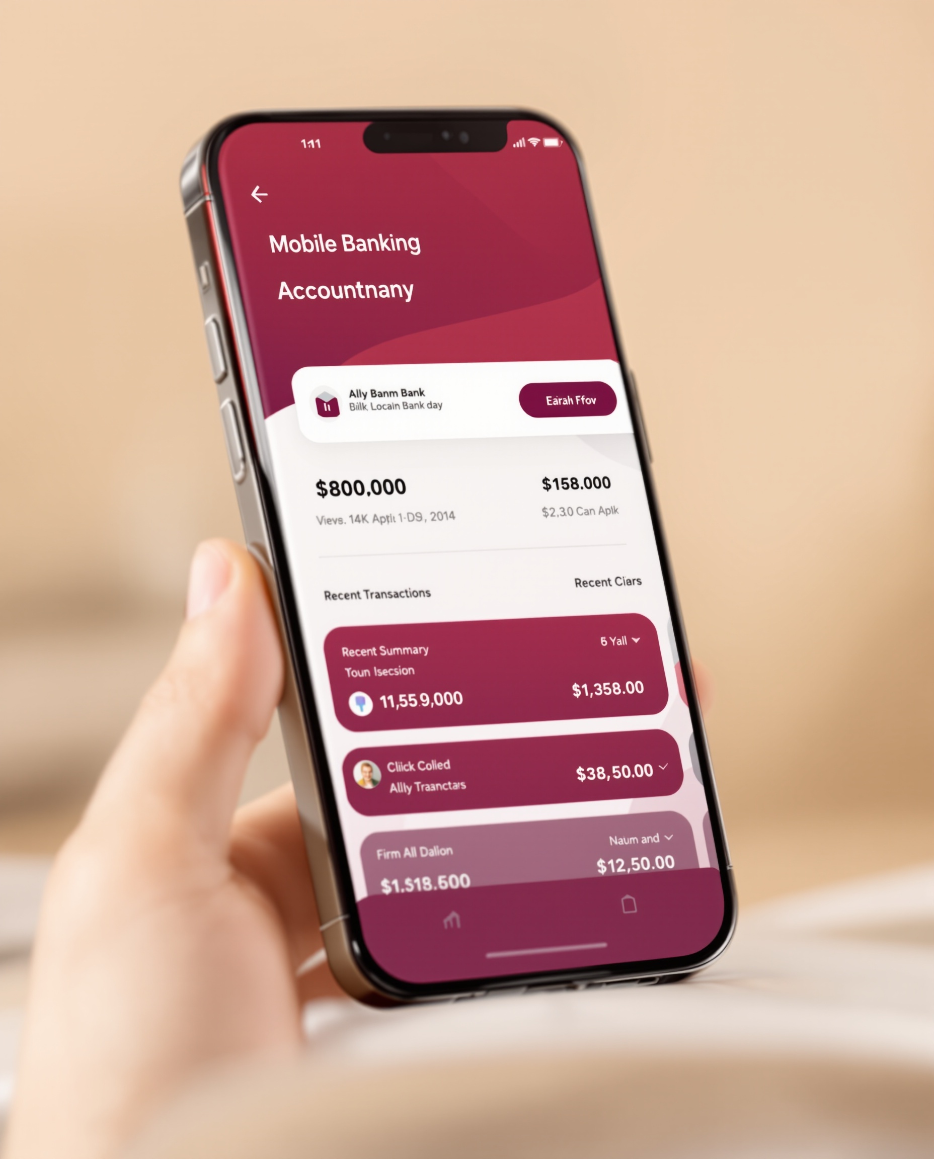 Devil's Slide FCU mobile banking app on smartphone