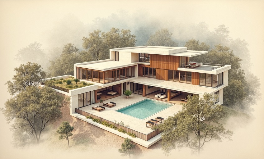 Villa Celestine floor plan