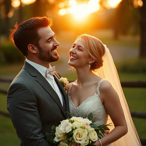 Wedding couple magnet