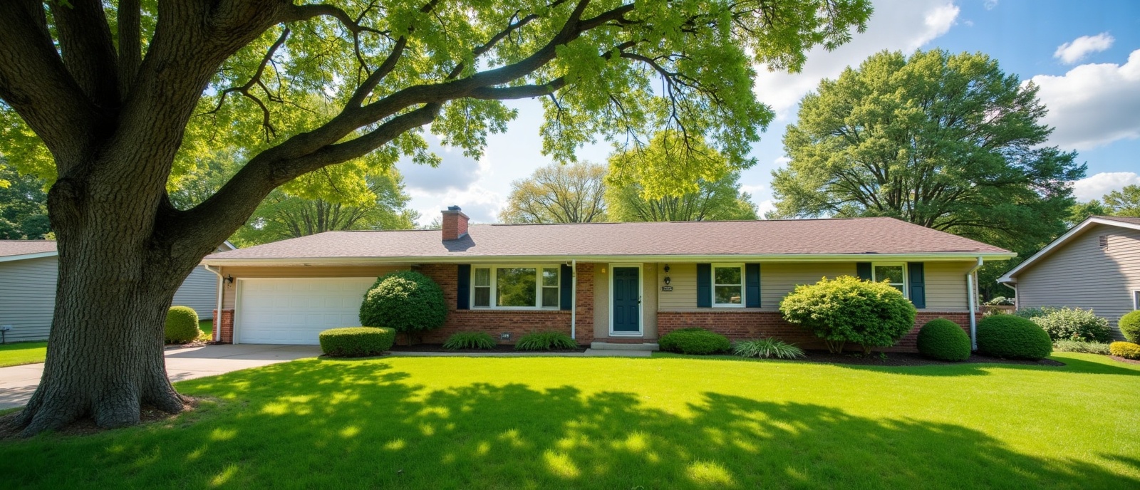 Professional gutter installation on a Kettering Ohio home by Gem City Gutters