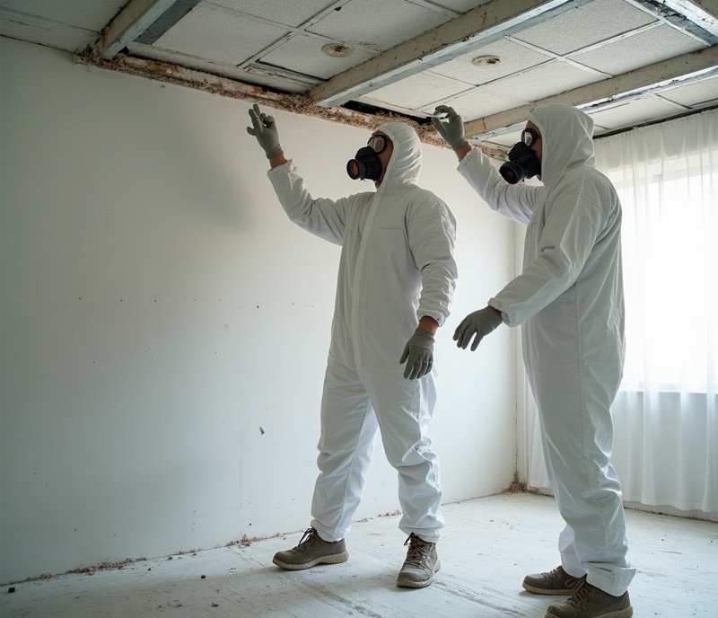 석면 해체제거 작업