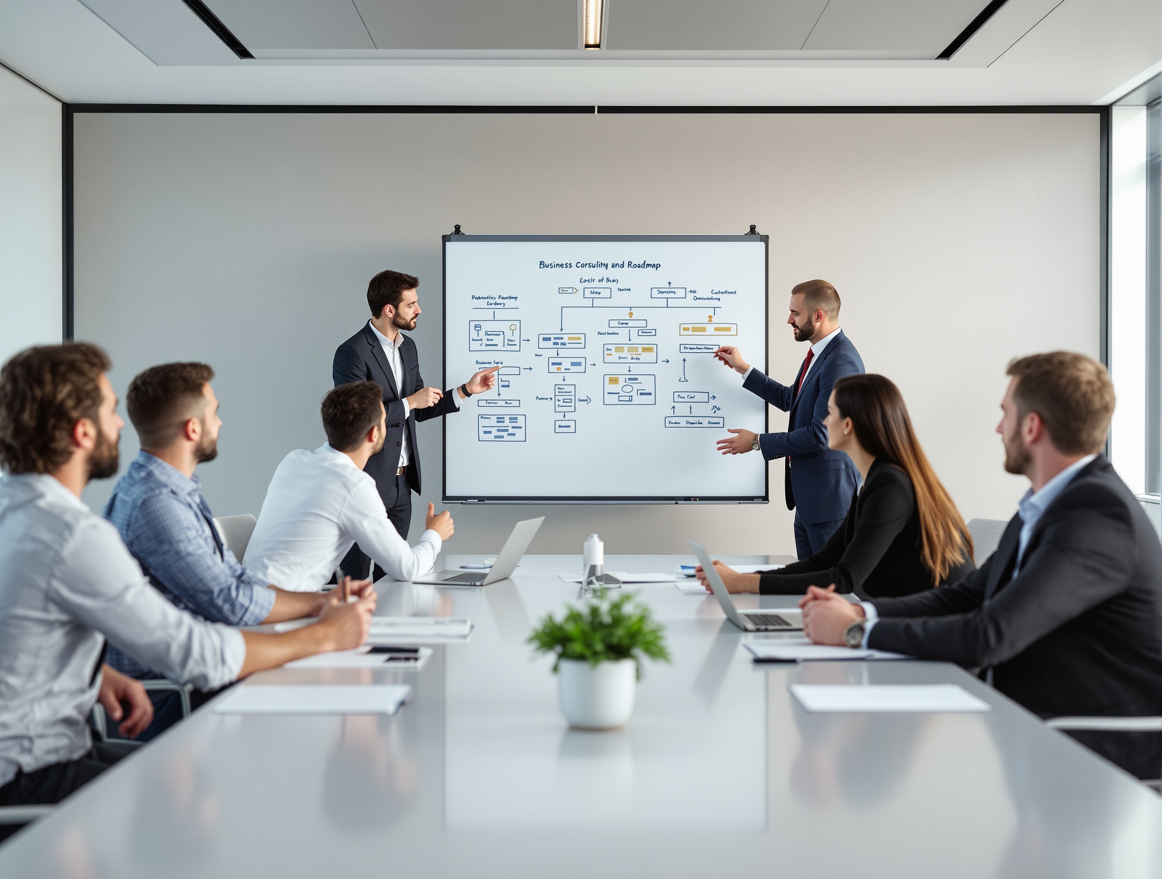 Strategic consulting illustration