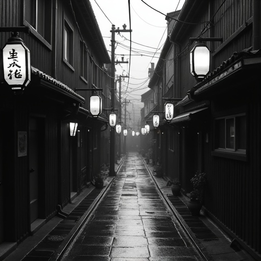 先斗町的雨夜