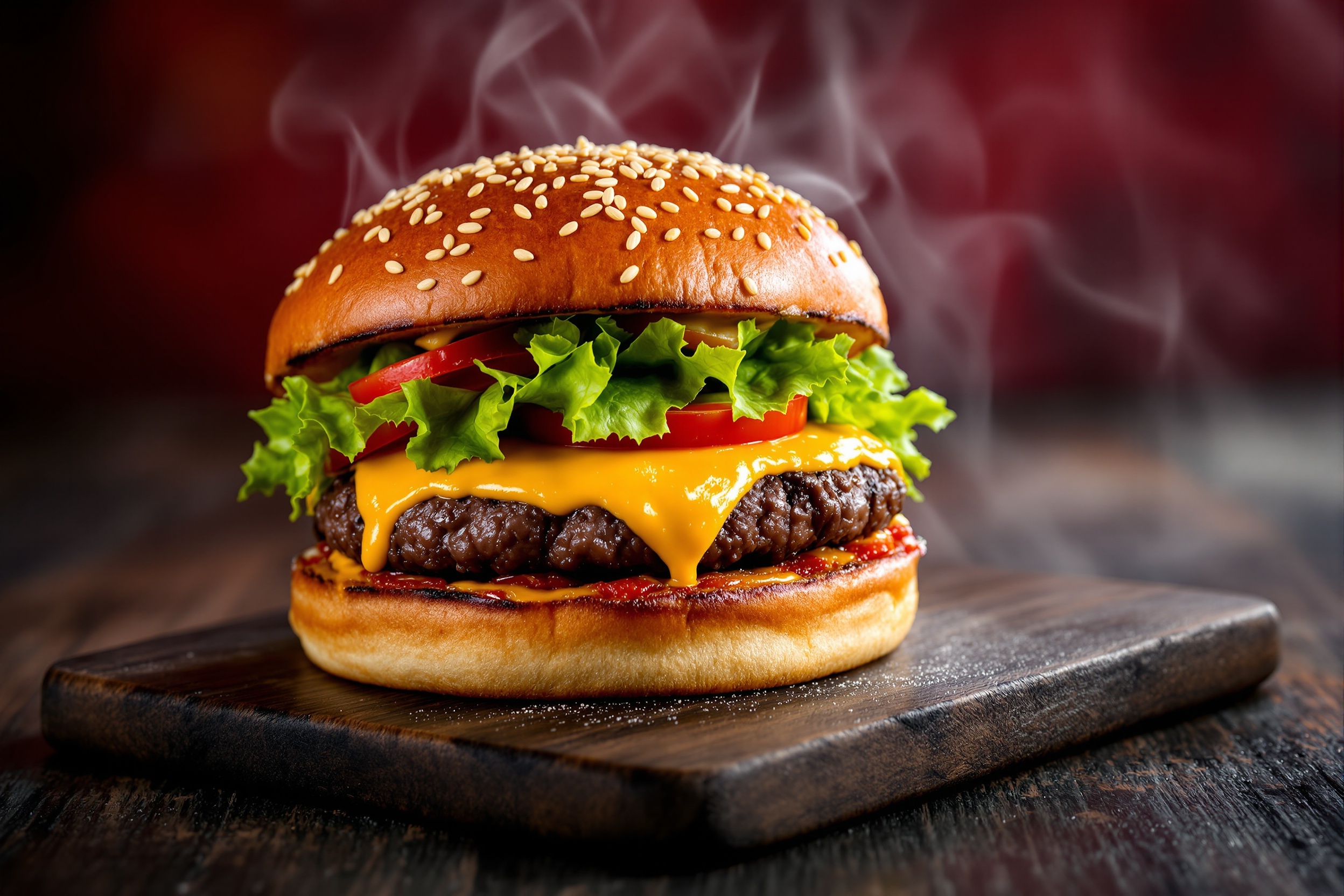 Hamburguesa casera de La Píkara de Retamas