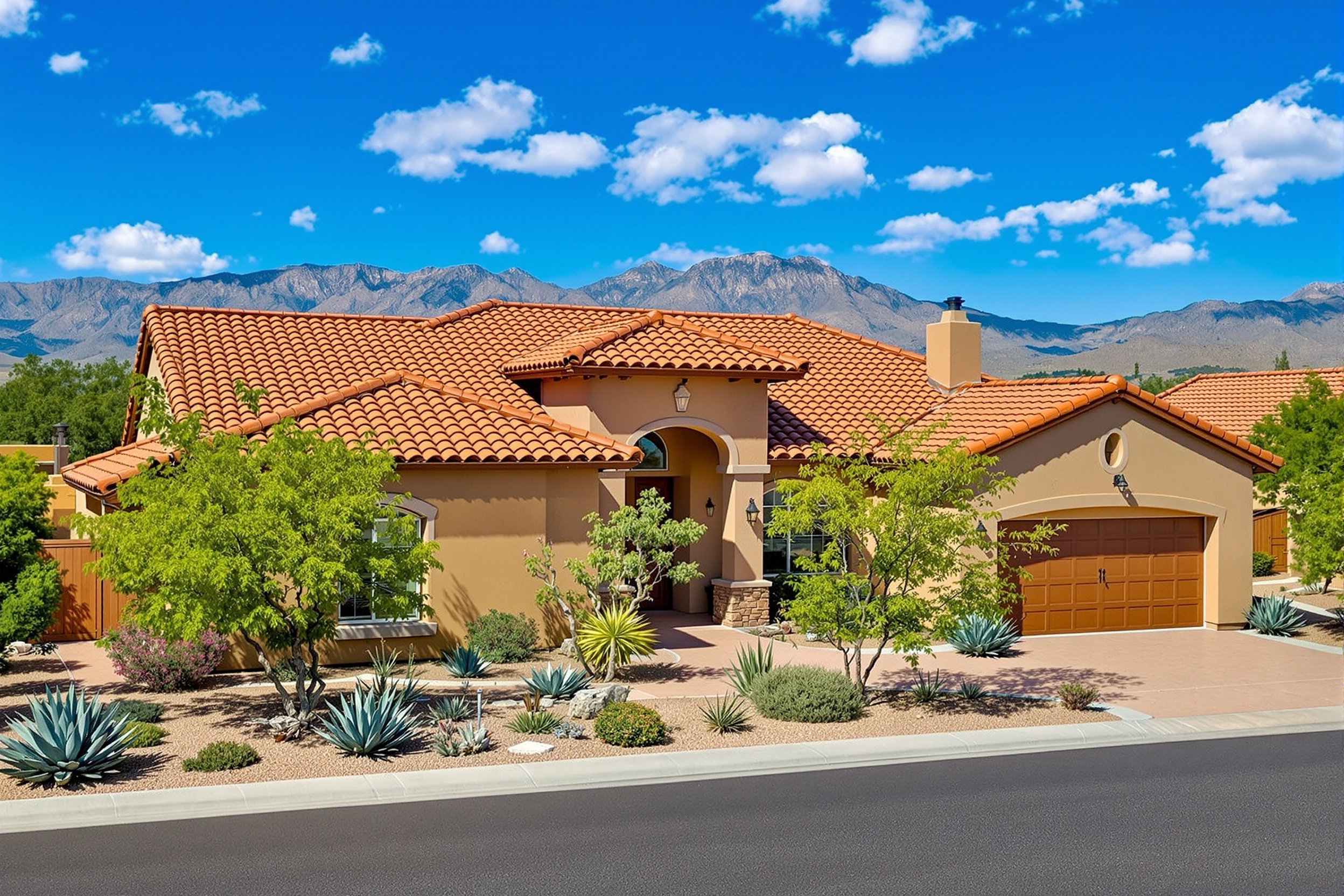 Southwestern Contemporary custom home in El Paso