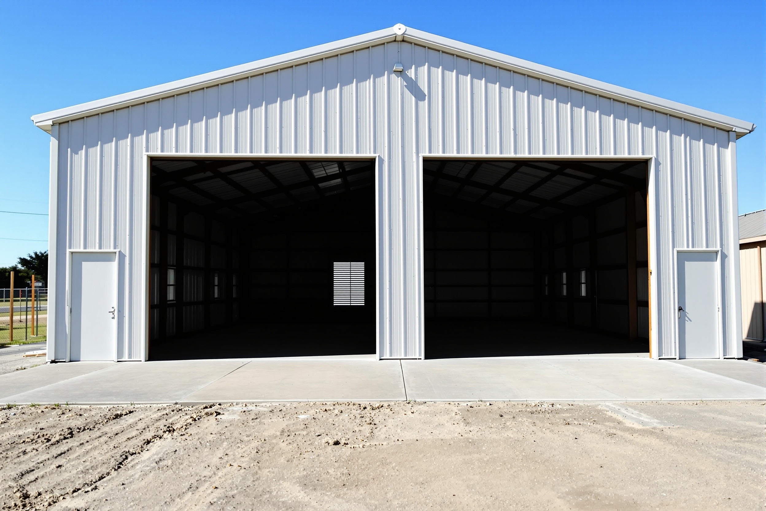 40x60 Steel Workshop – Weatherford, TX - metal building contractor Texas