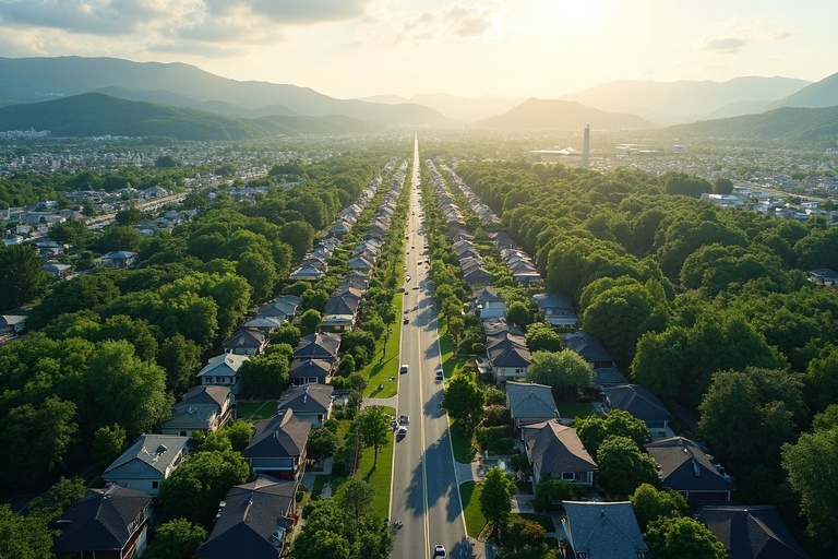 神戸市西区 全17区画の整った街並み