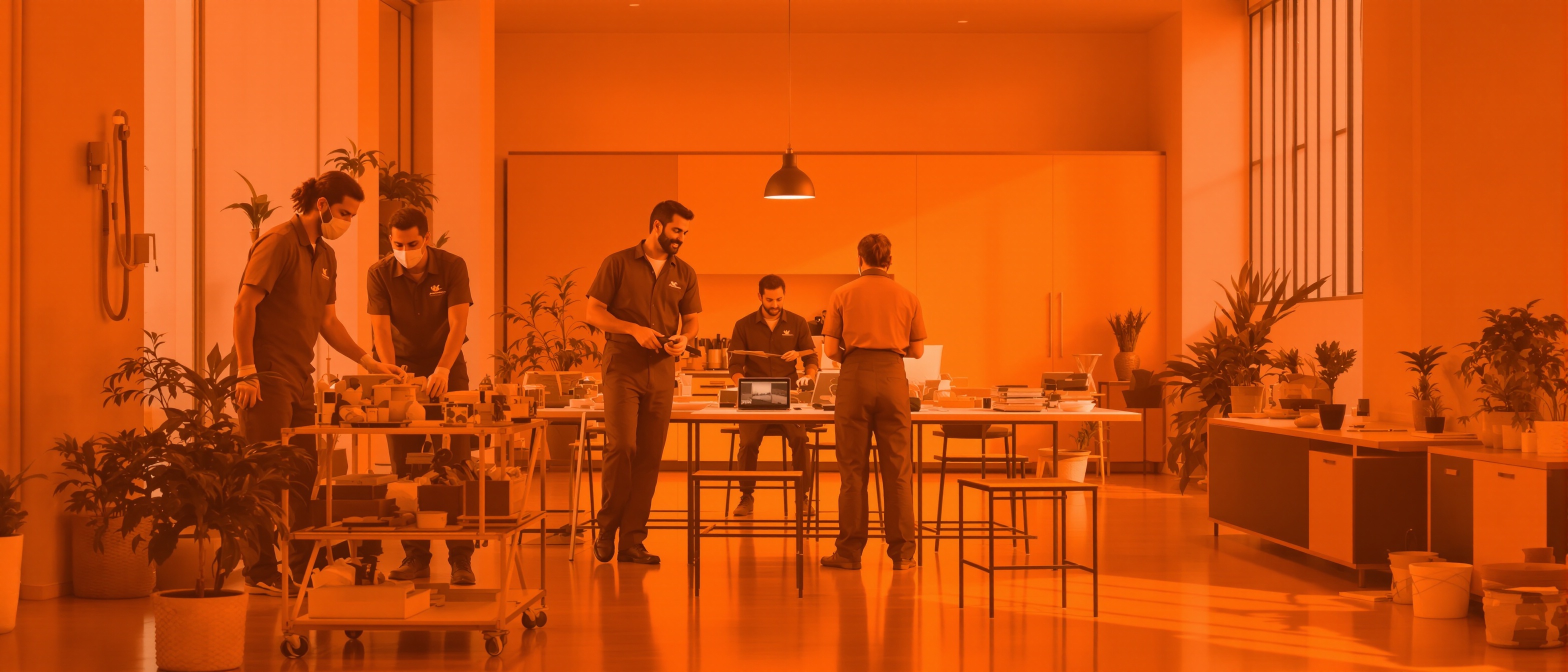 Equipo de limpieza de hollín en Barcelona