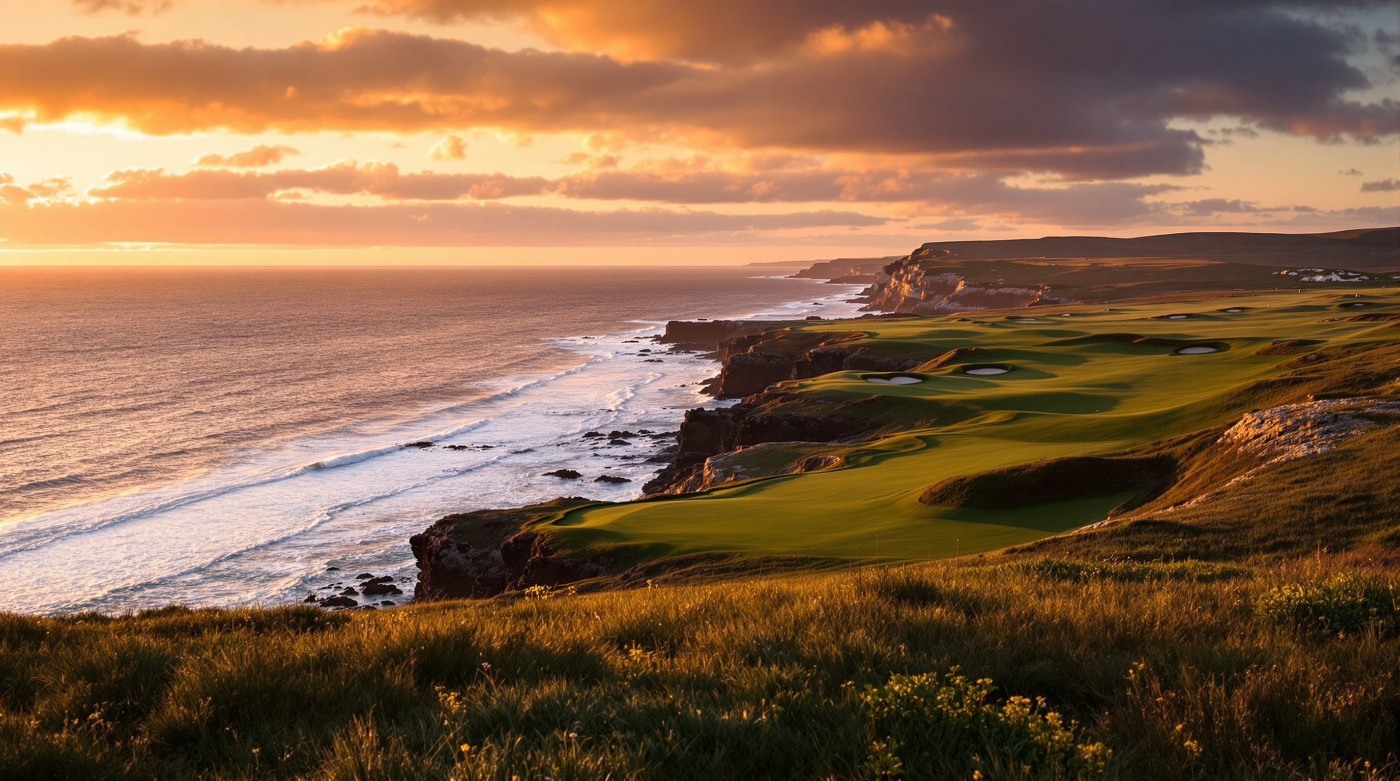 Royal County Down Golf Club, Northern Ireland – Mourne Mountains backdrop