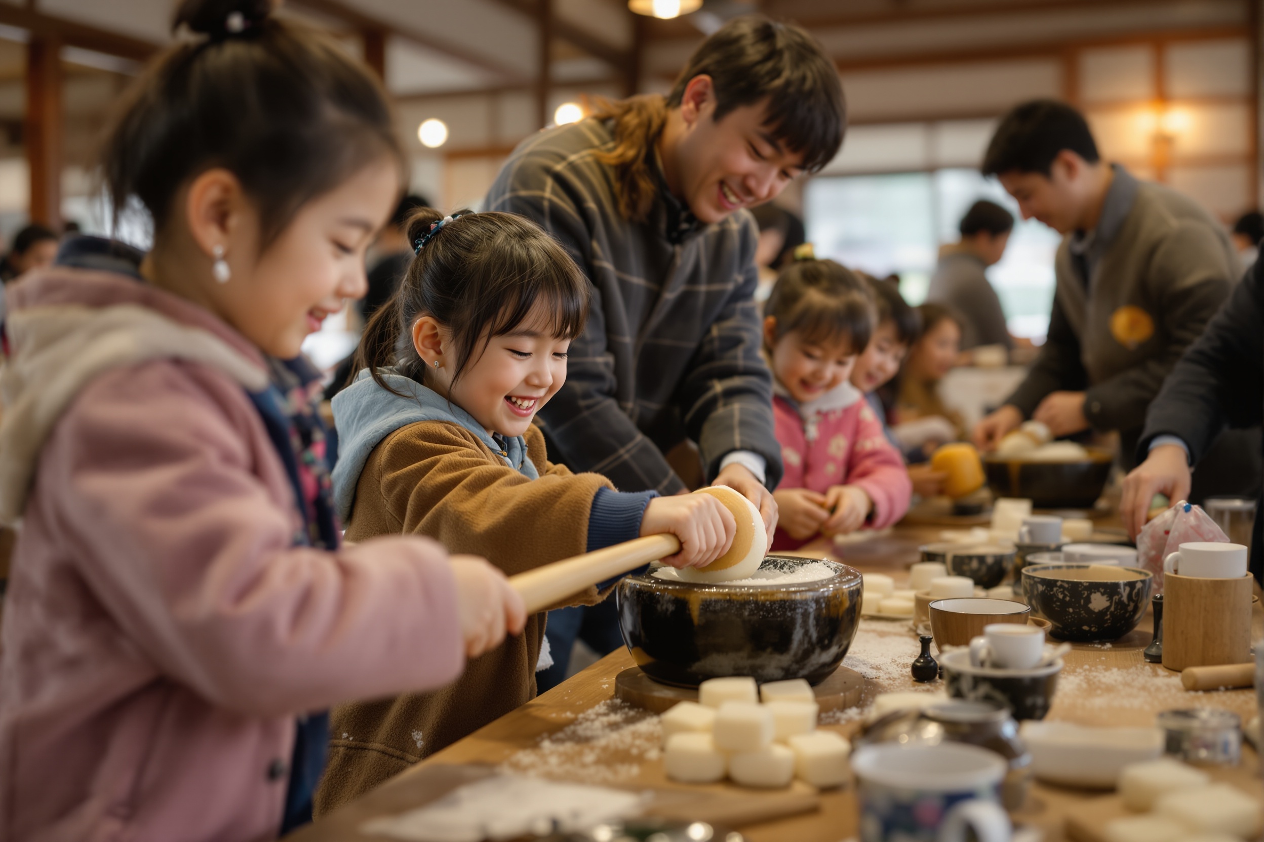 餅つきイベントを開催しました