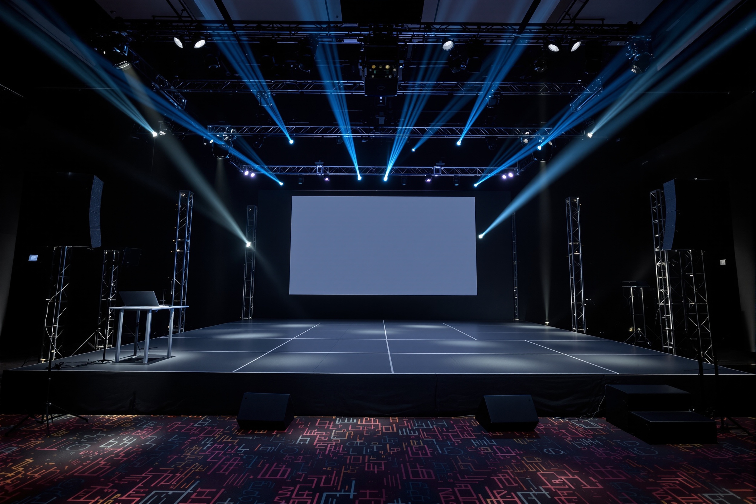 대형 LED 스크린 설치