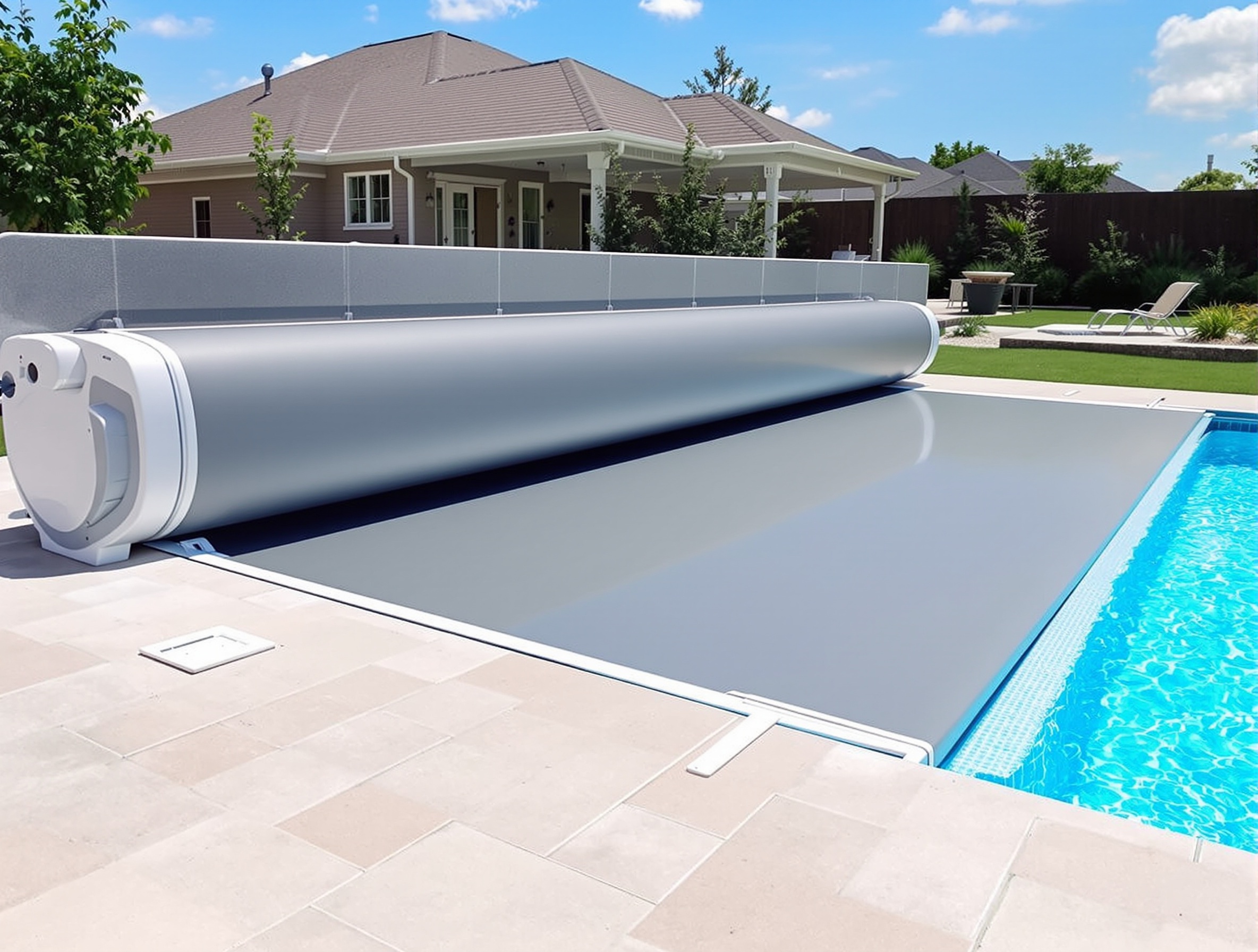 Cubierta automática motorizada para piscina