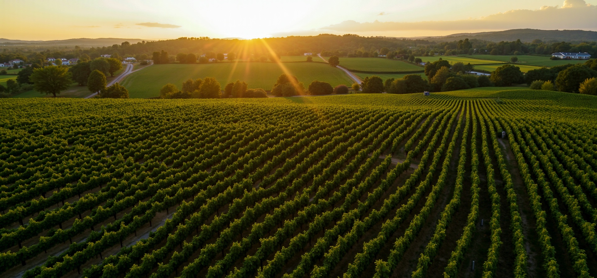 Vineyard aerial