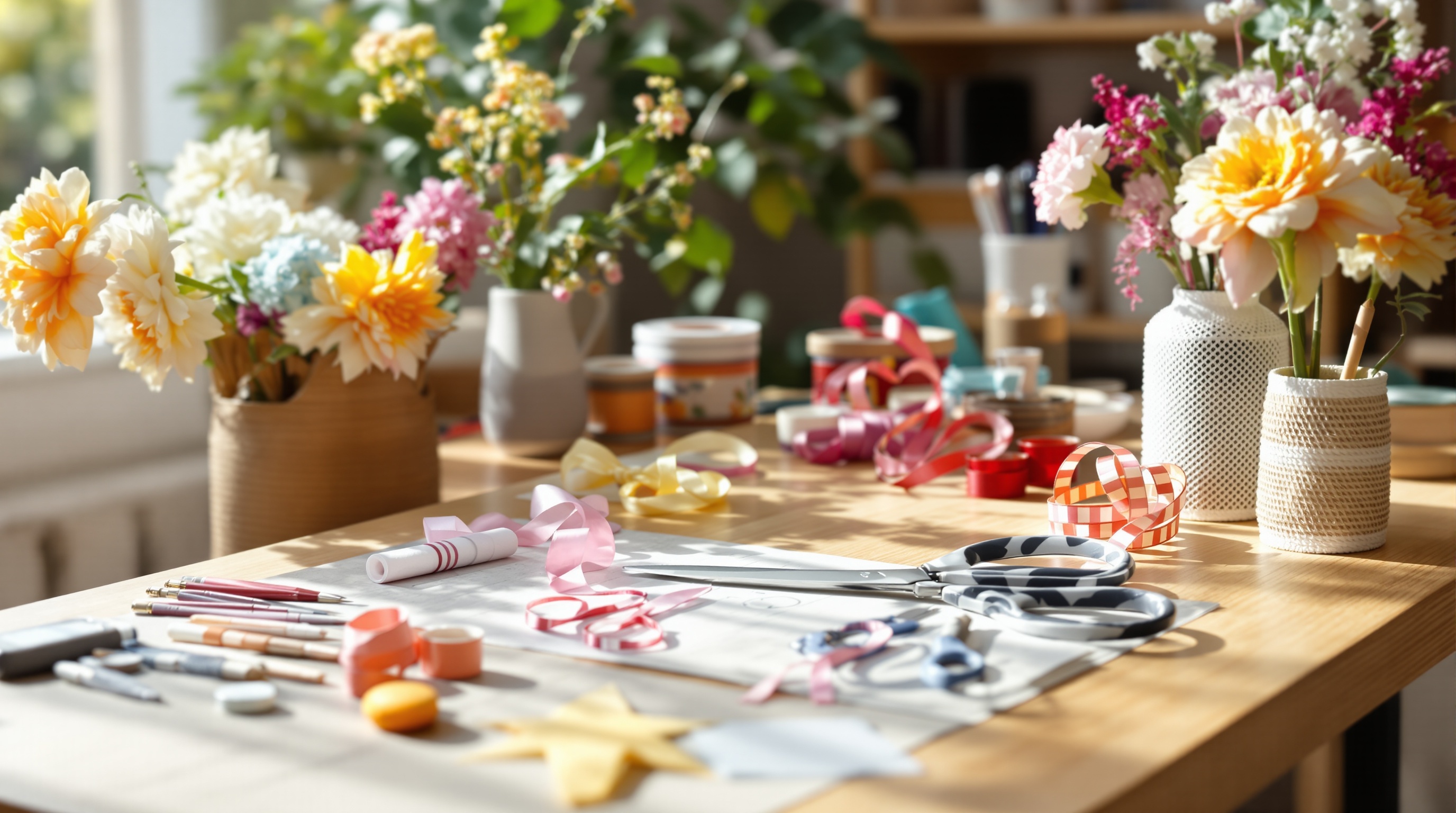 Sherry's craft workspace