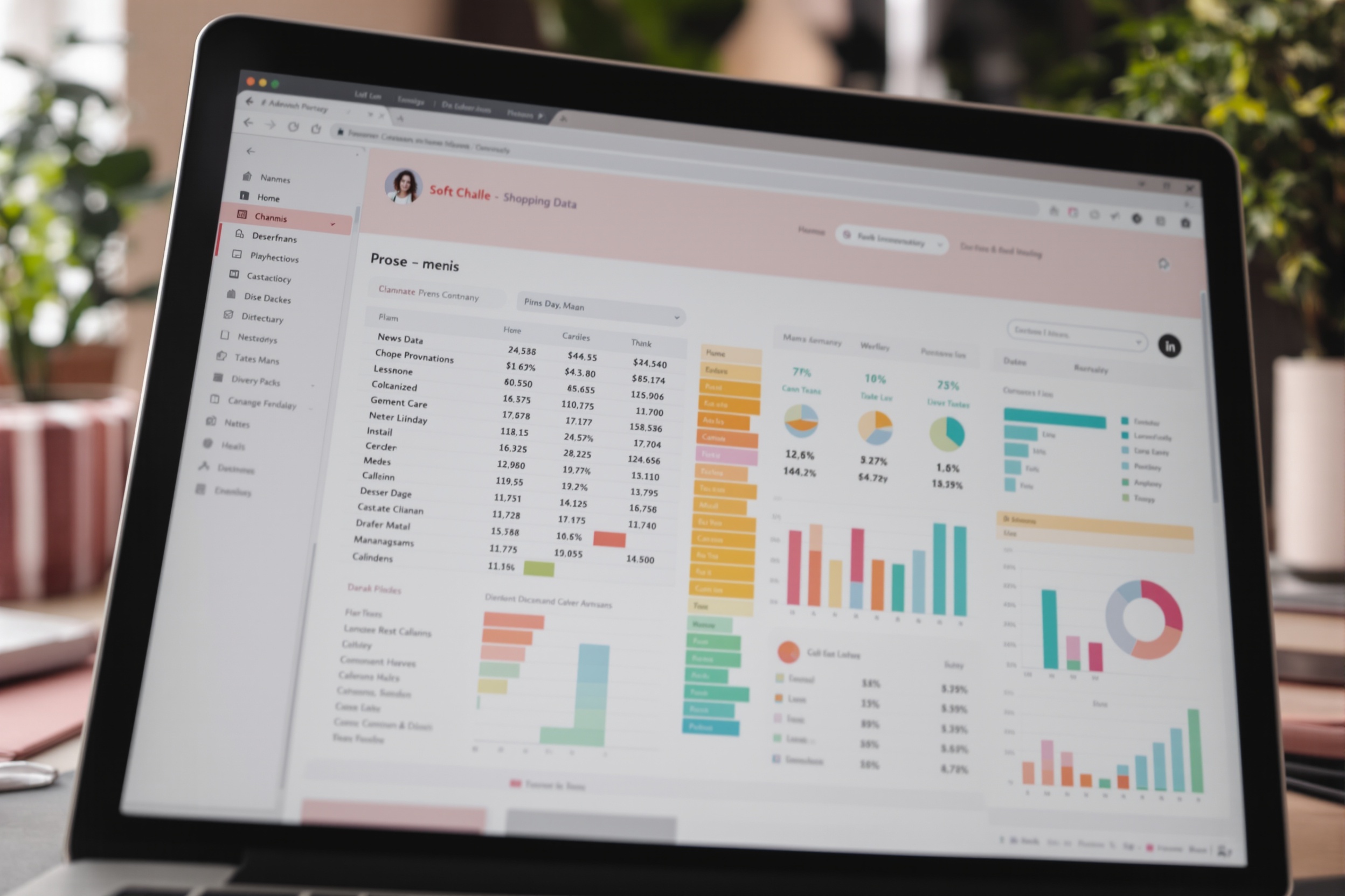 Oopbuy spreadsheet on laptop screen