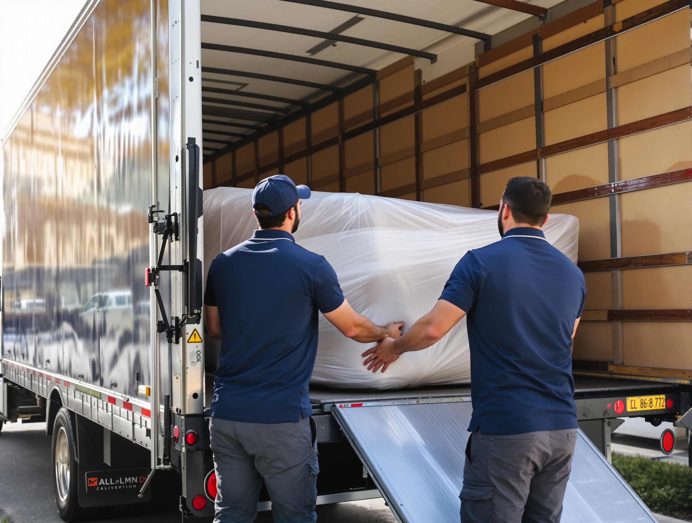 City to City Moving Company delivering furniture to a new Southern California home