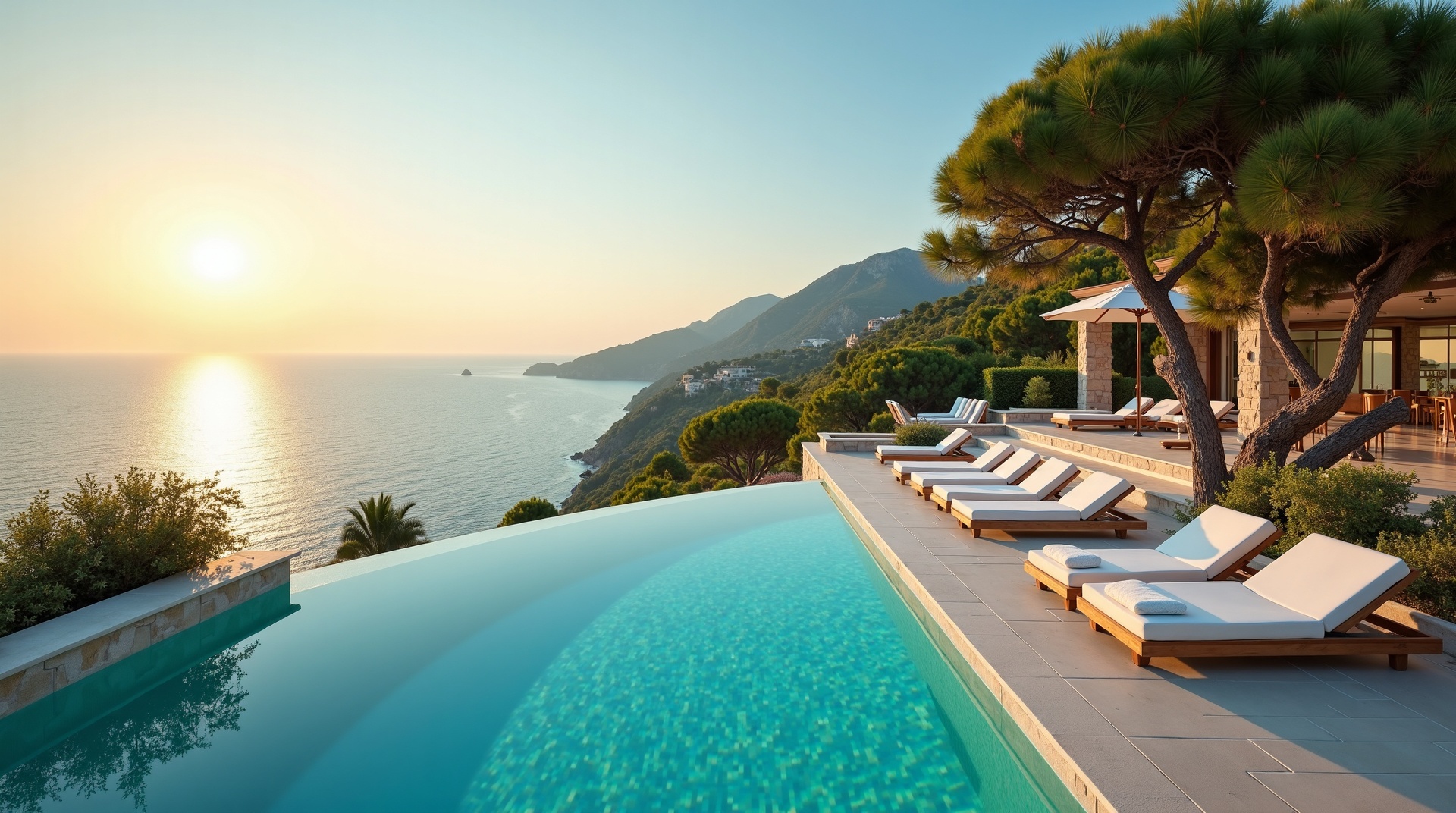 Italian villa background