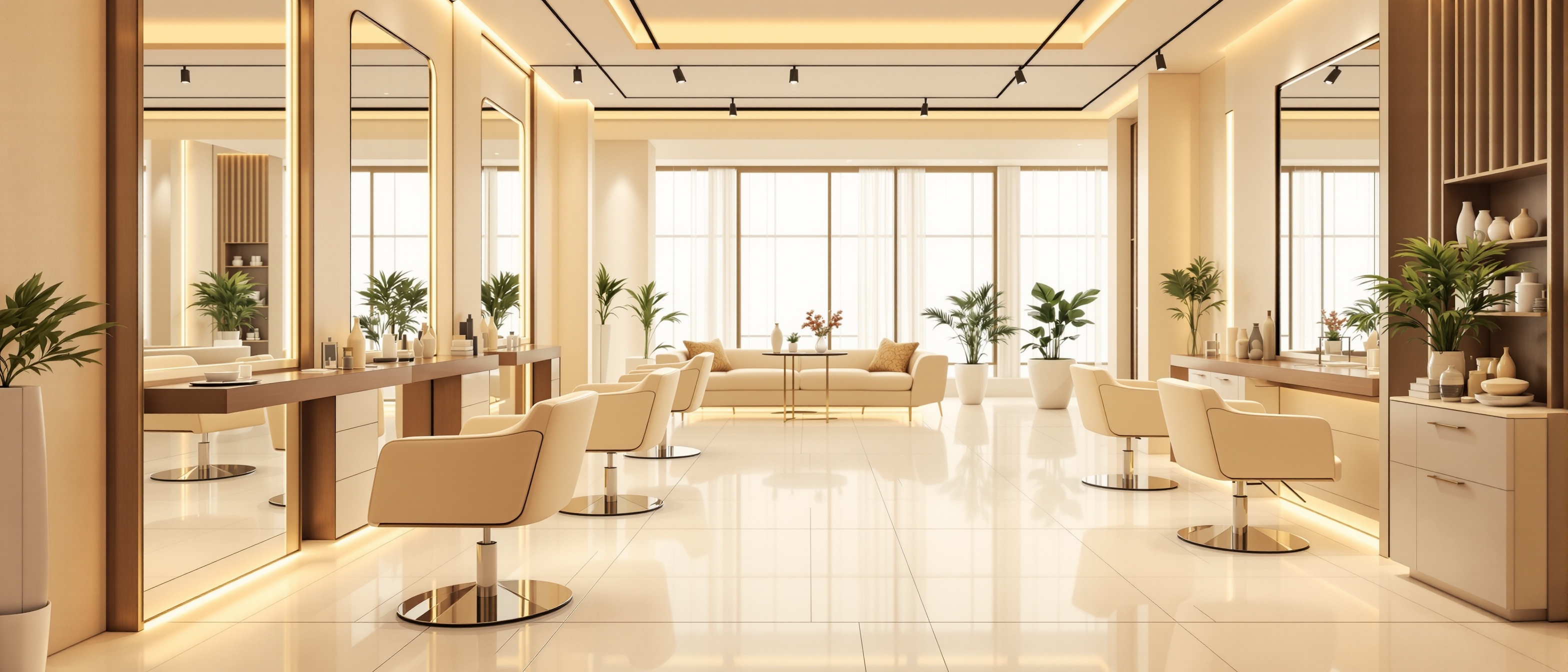 Mirror Mirror Hair Boutique interior - Visit us in Merrick NY