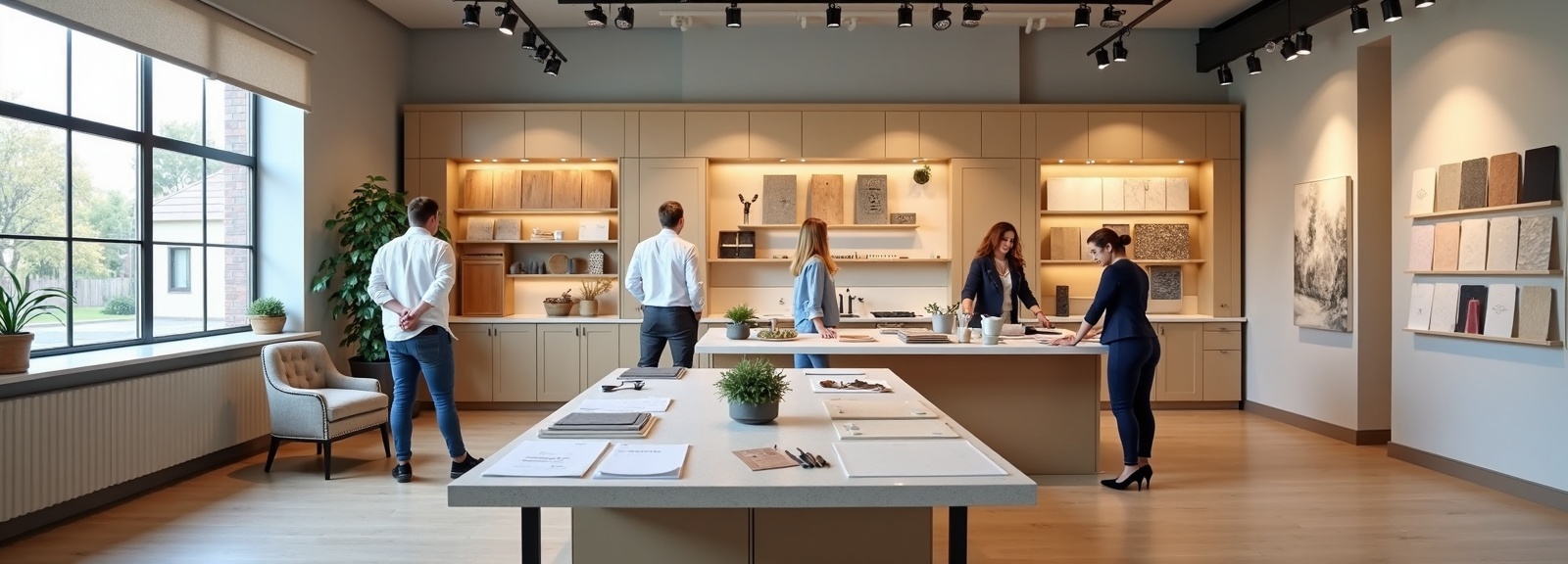 Brainerd Design Studio team and showroom