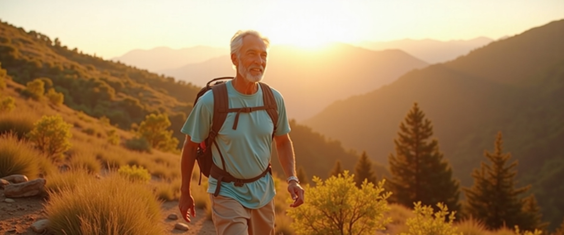 Active healthy man