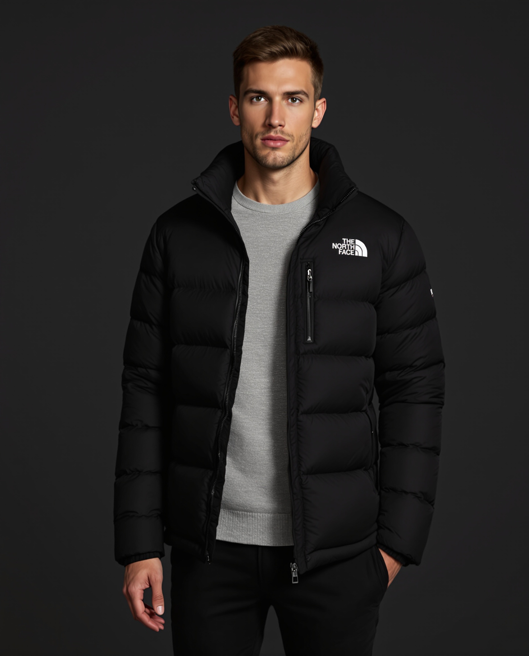 Illustration: North Face 700 Down Jacket — Black; not an actual order or QC photo