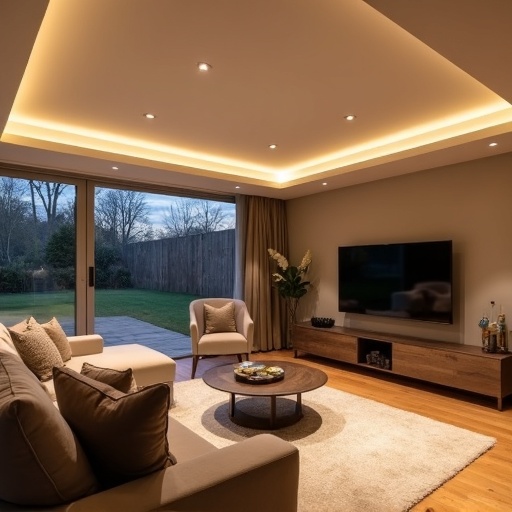 LED downlight installation — Barnsley