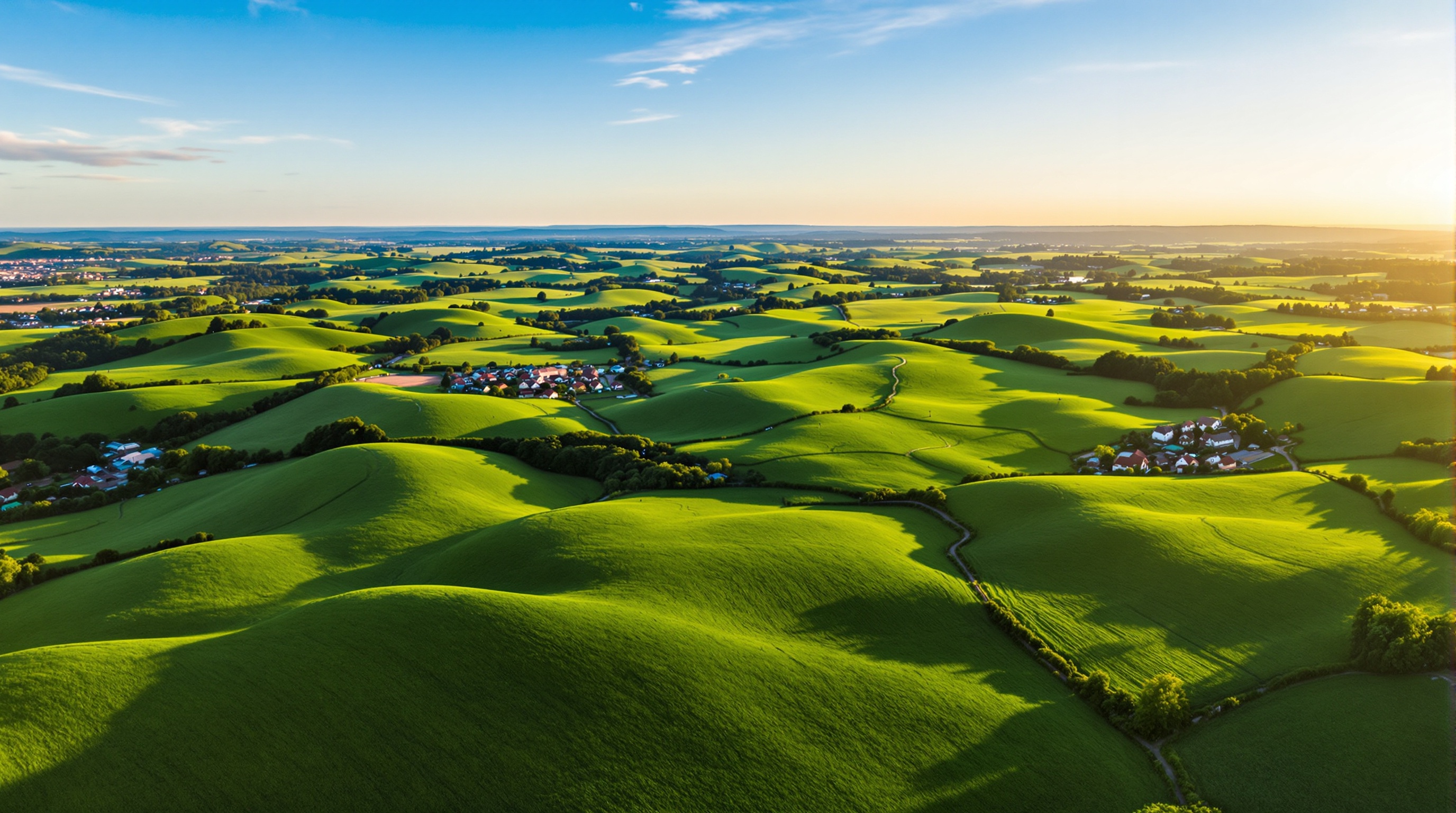 Mastro Family Farm pastoral landscape at golden hour