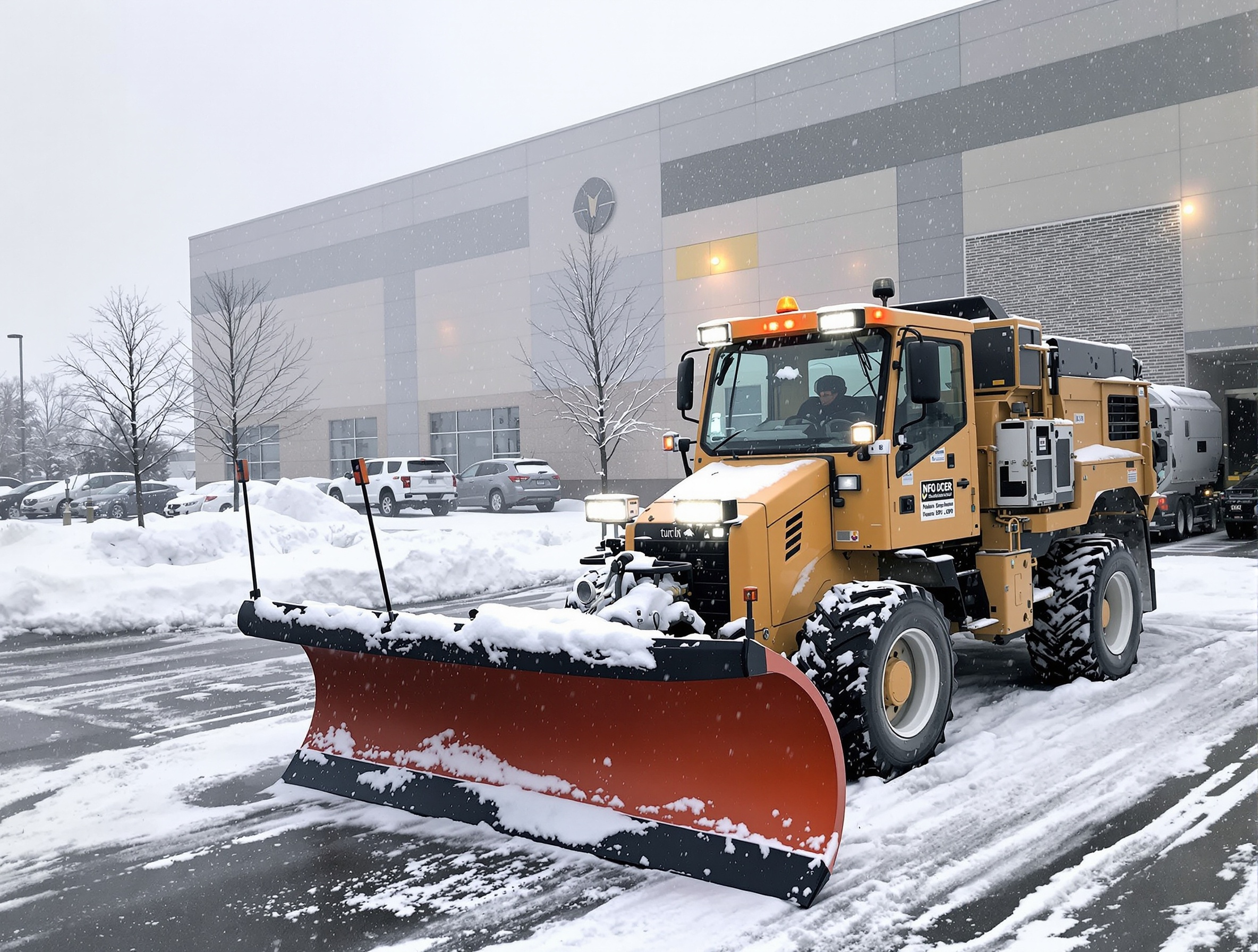 Commercial snow removal service for businesses