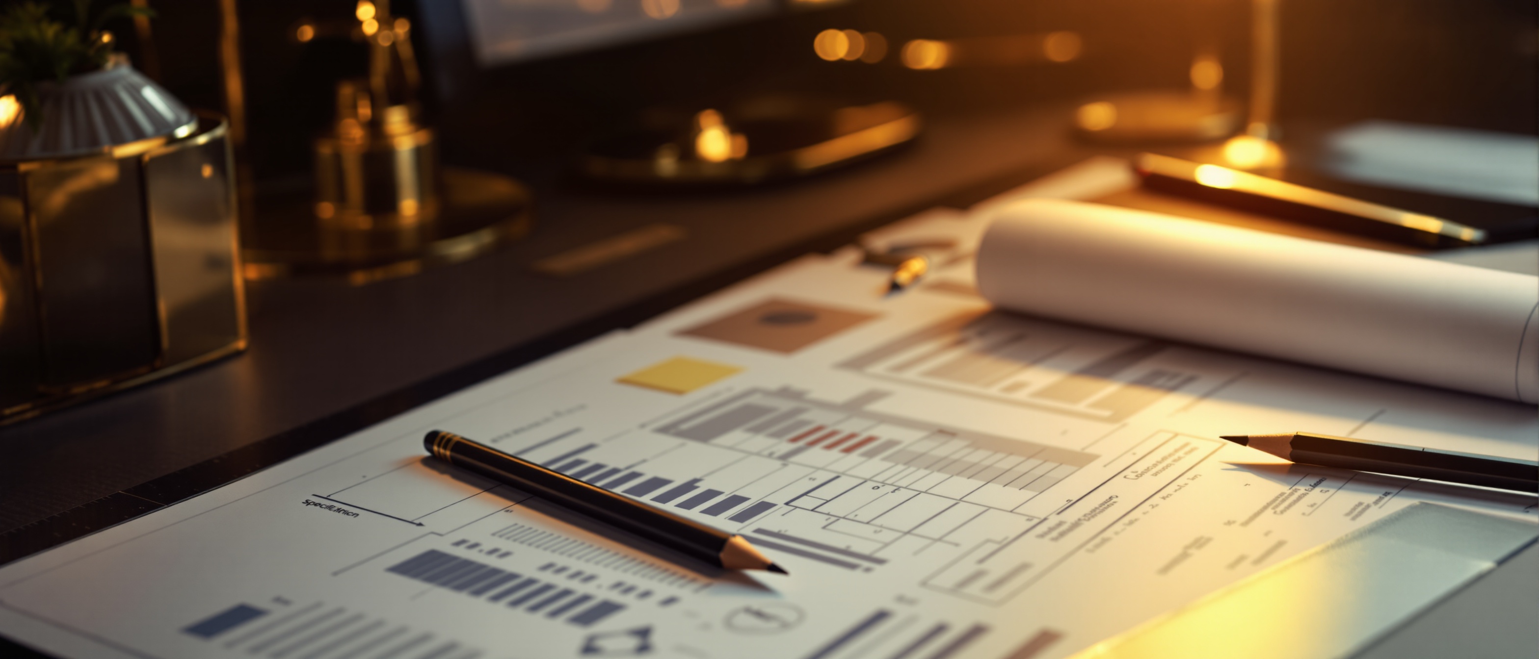 Architectural specification desk