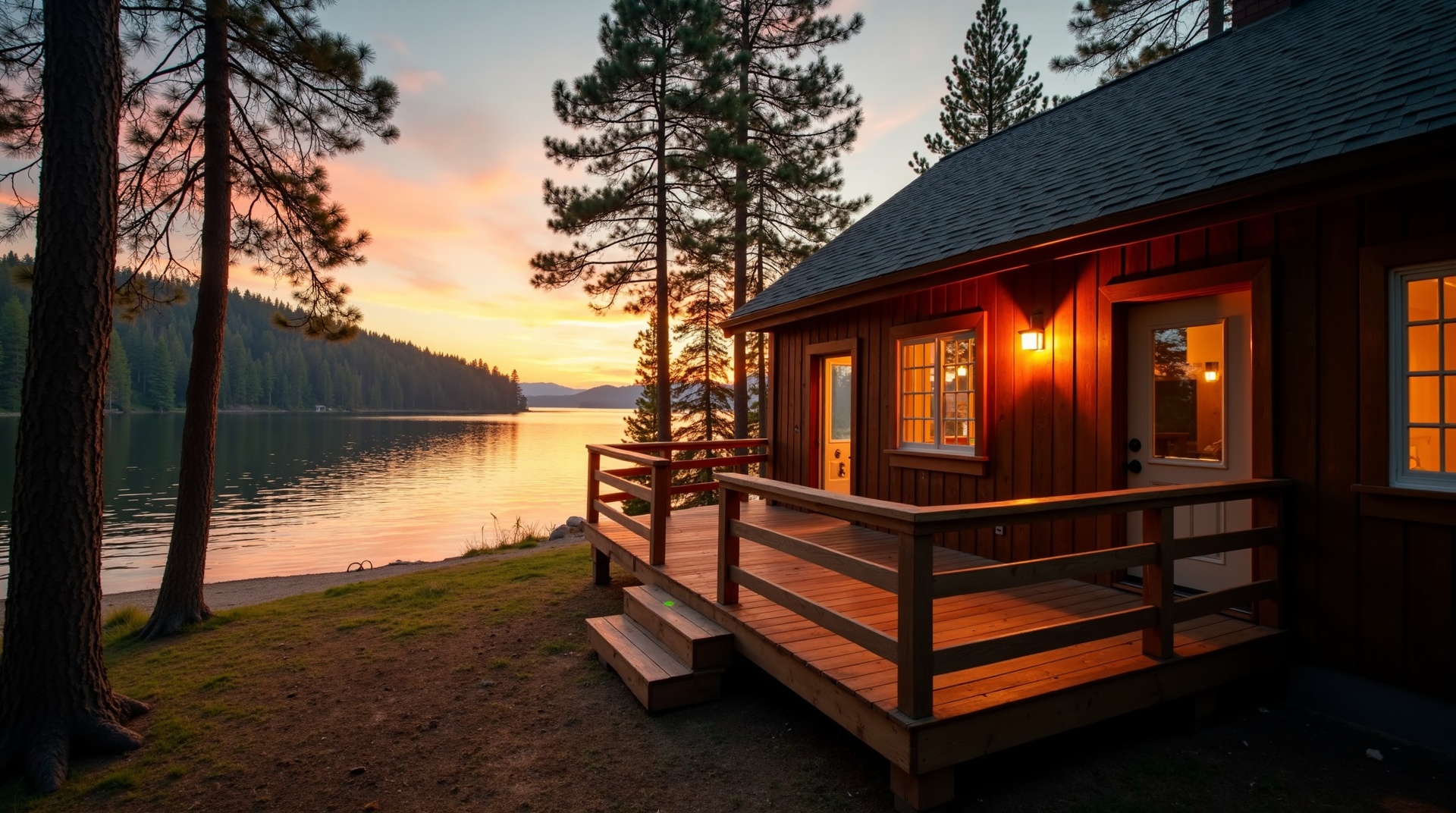Beautiful lakeside cottage