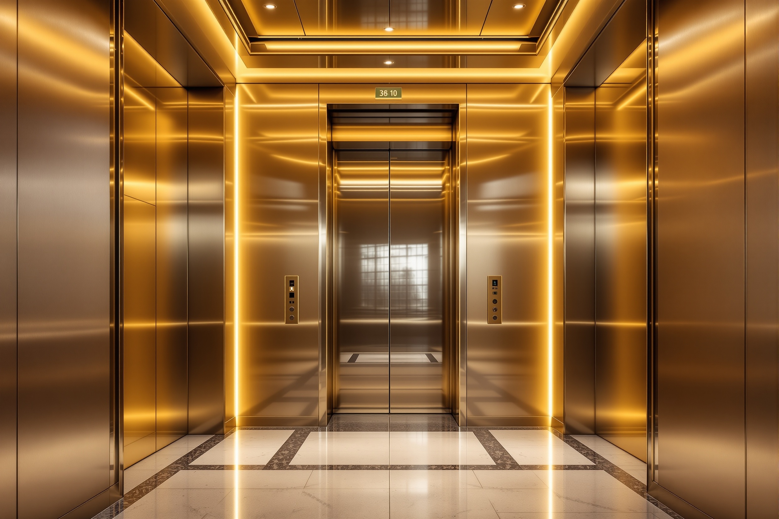 Ascenseur résidentiel et commercial moderne luxueux