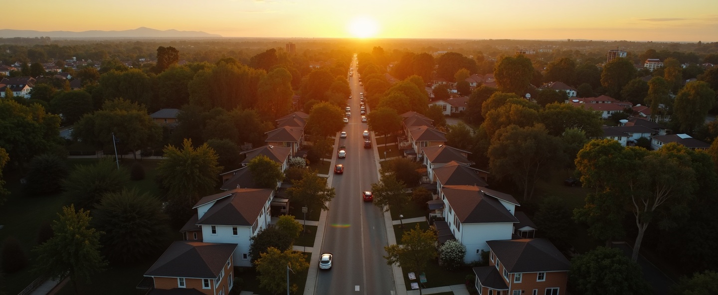 Suburban neighborhood