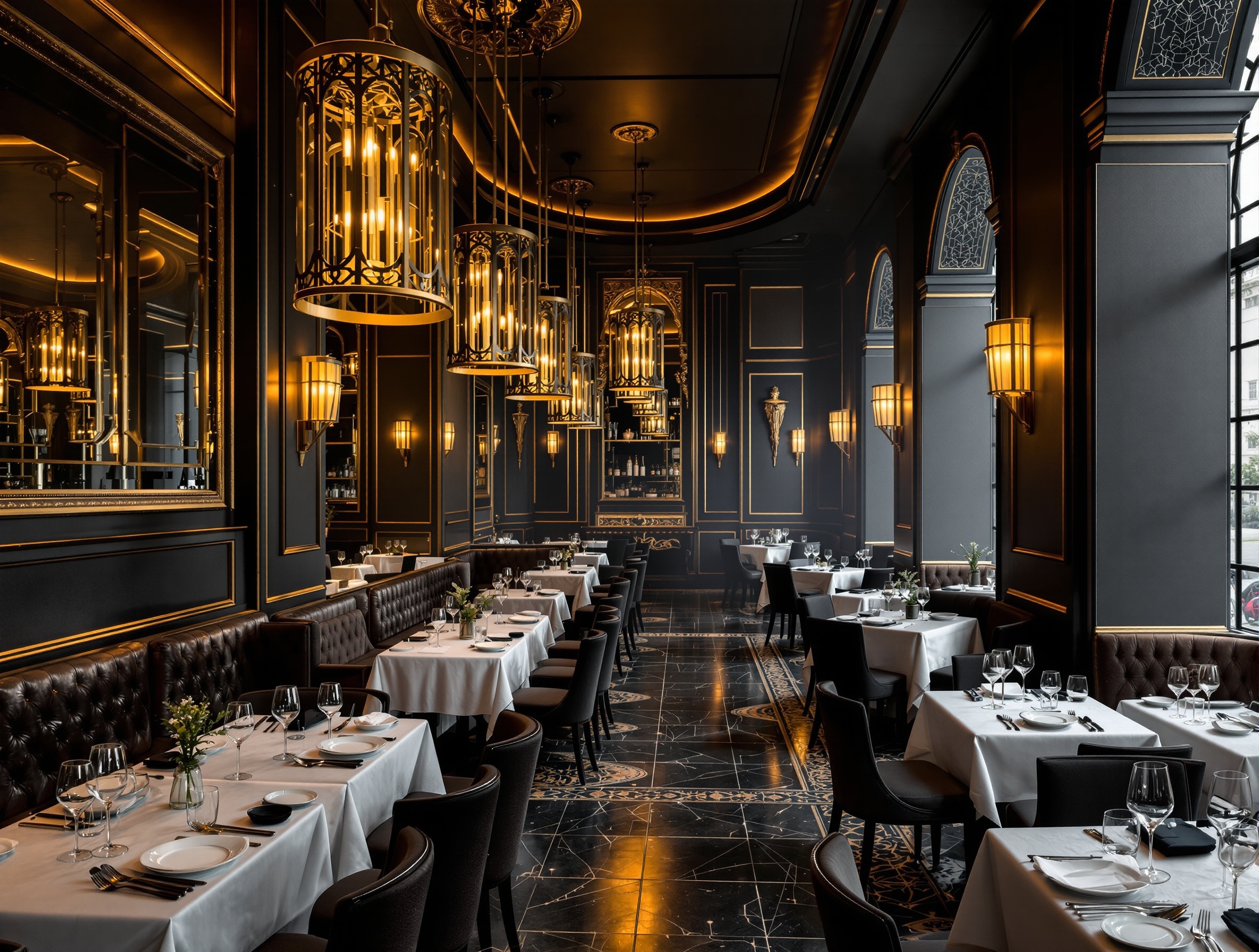 Restaurant interieur - hoofdzaal