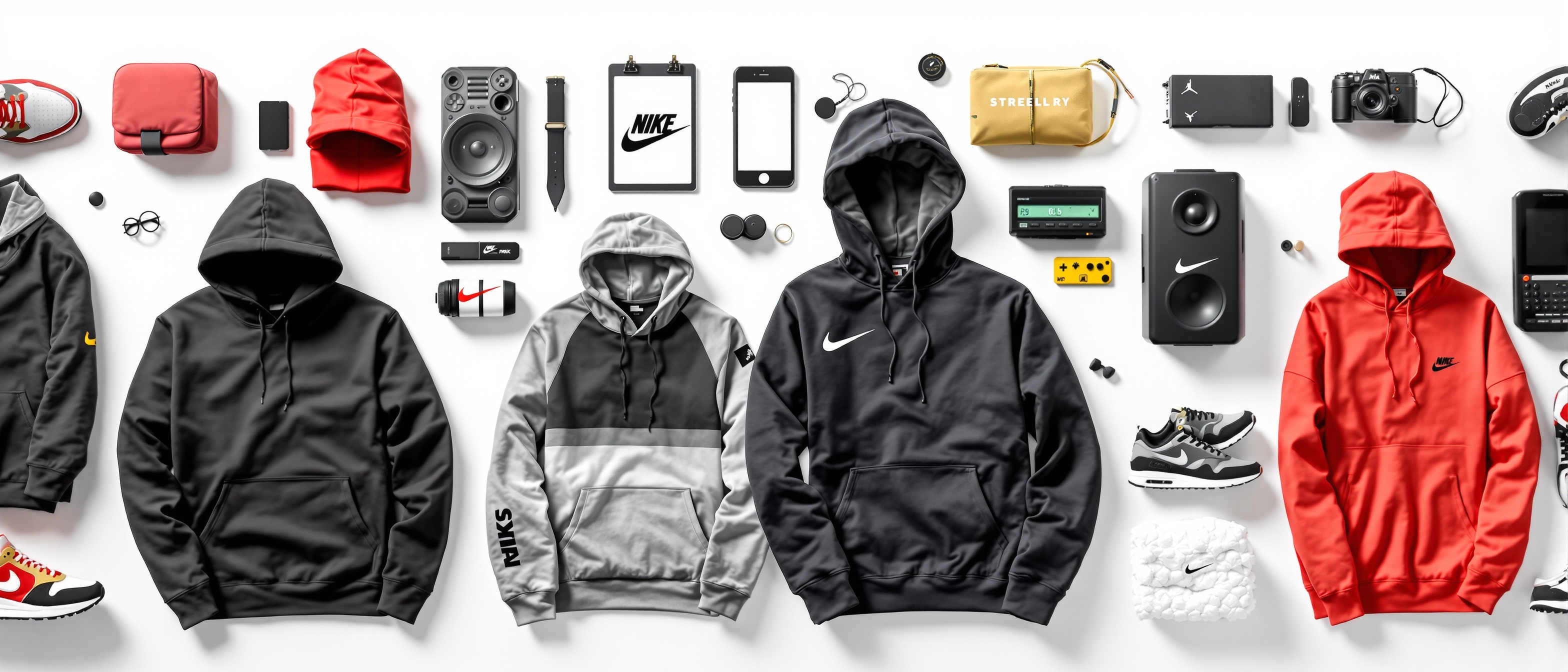 Streetwear products banner