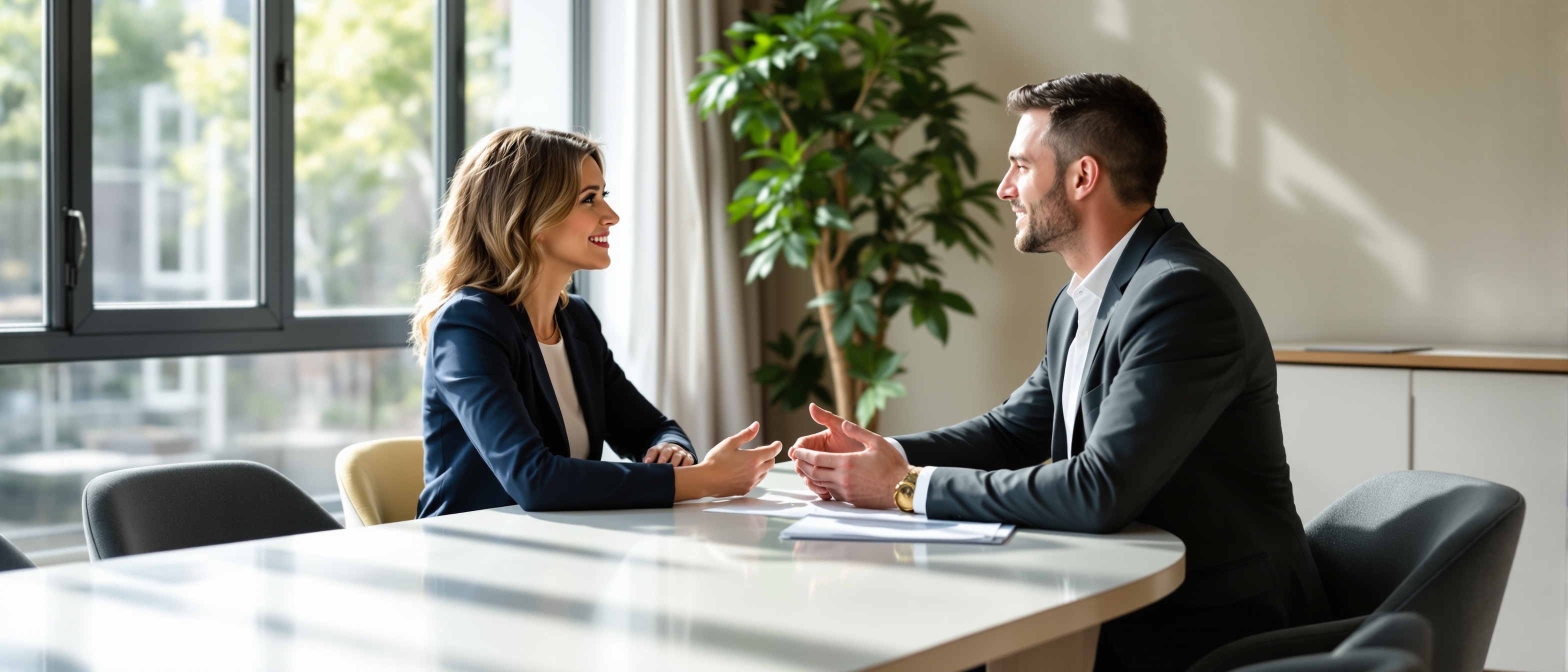 Family mediation session in professional office